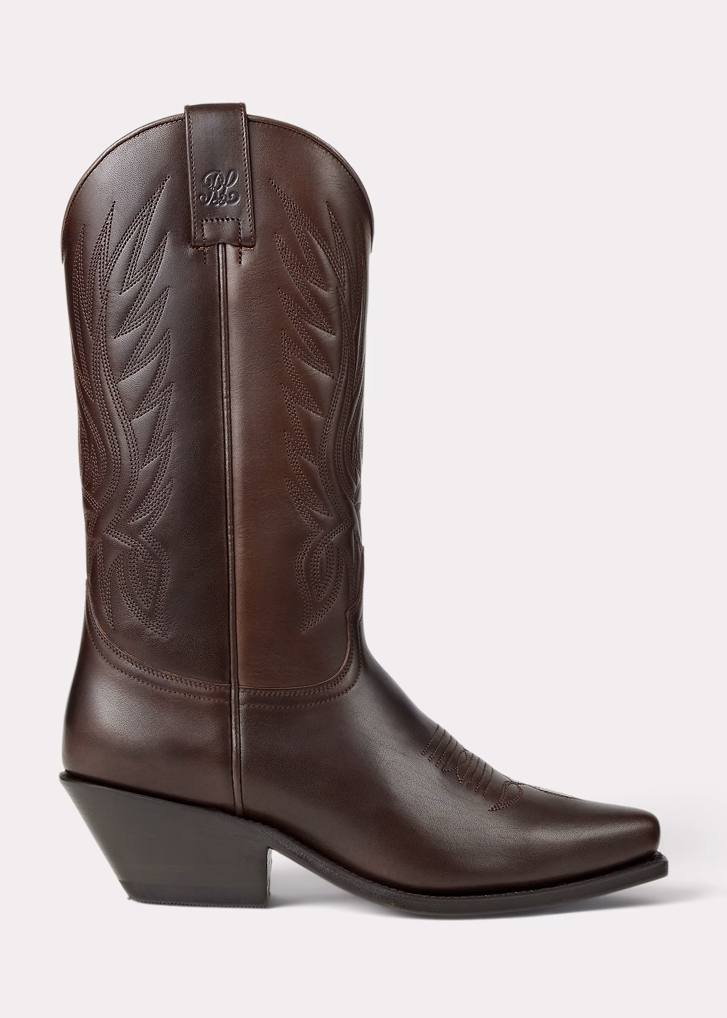 Cowboystiefel Chilton aus Vachetteleder - RALPH LAUREN OUTLET