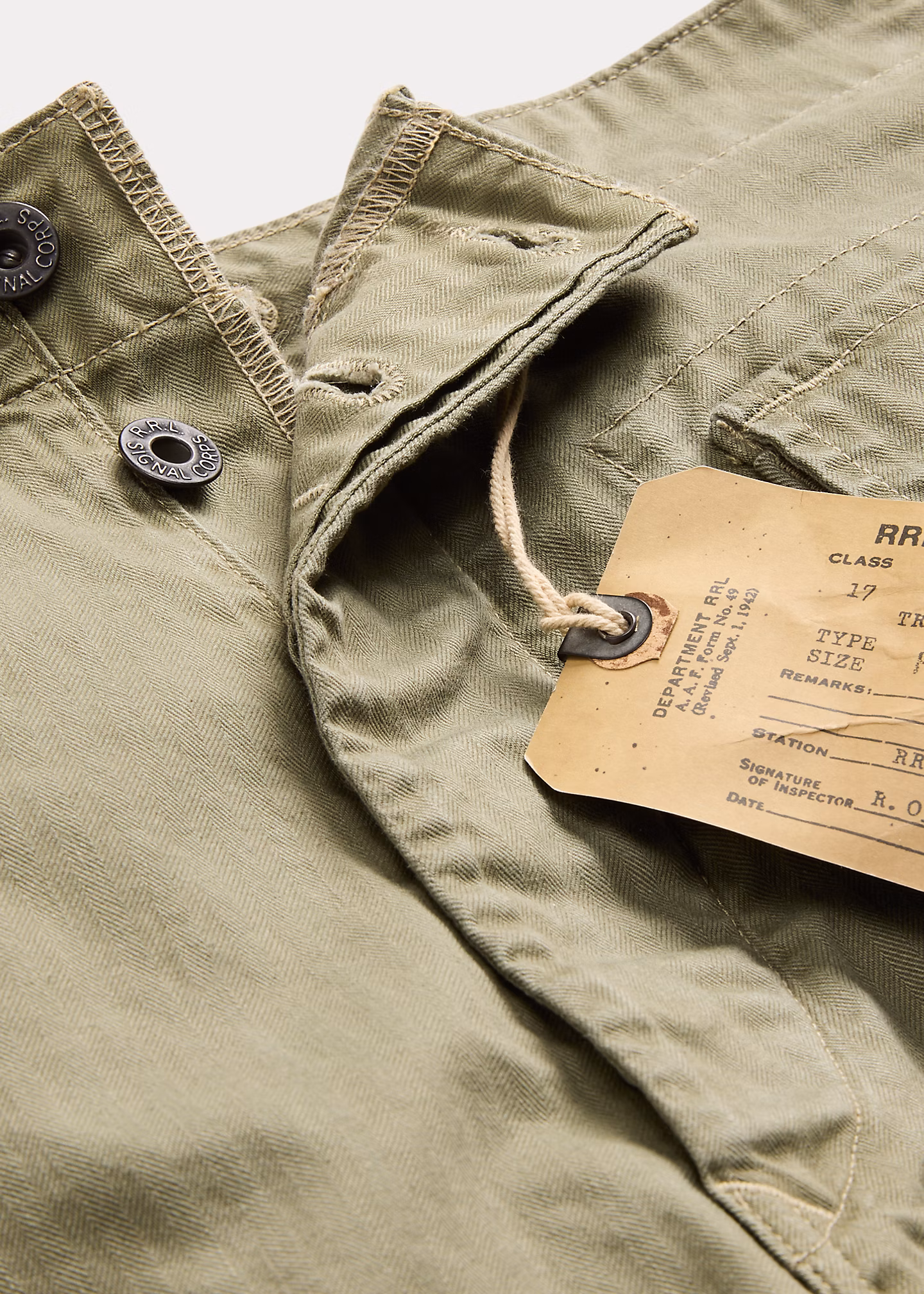 Cargo-Feldhose mit Fischgratmuster - RALPH LAUREN OUTLET