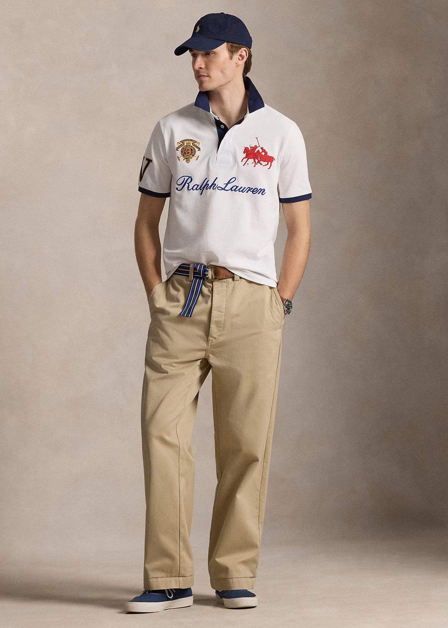 Classic-Fit Piqué-Poloshirt mit Wappen - RALPH LAUREN OUTLET