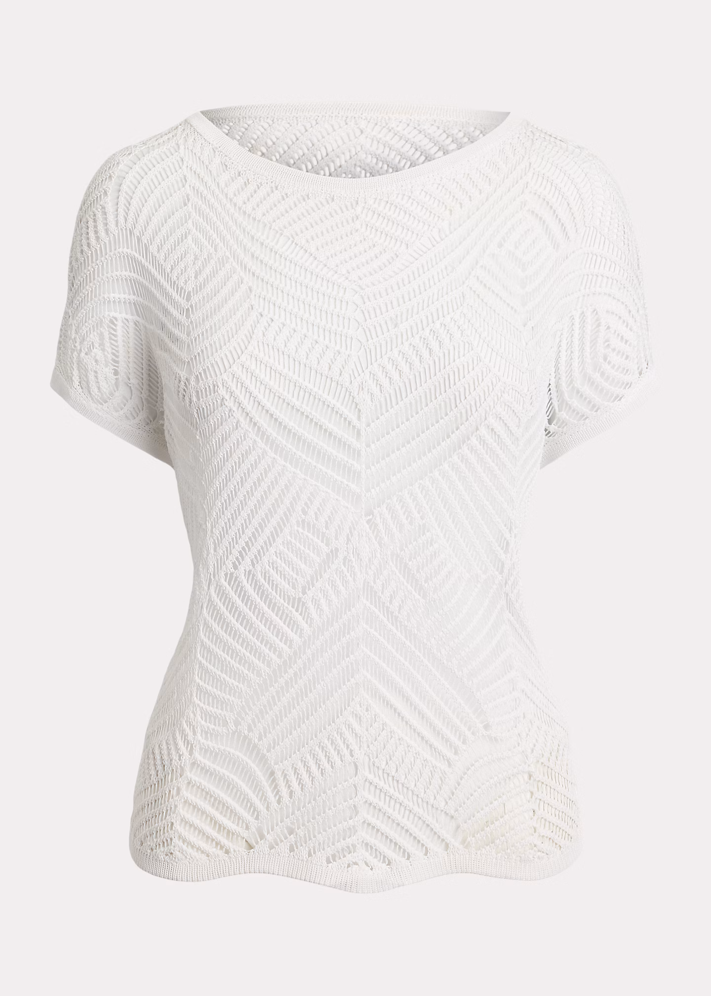 Kurzarmpullover mit geometrischem Muster - RALPH LAUREN OUTLET