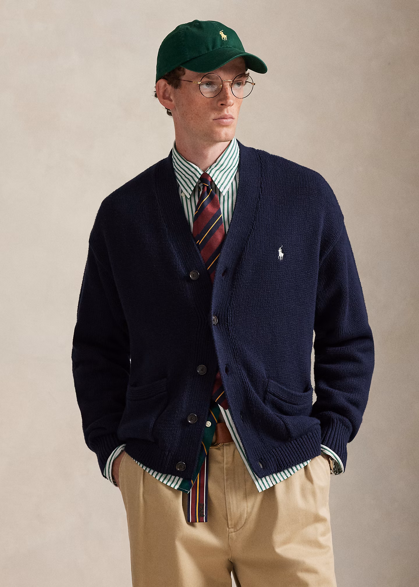 Relaxed-Fit-Strickjacke aus Baumwolle - RALPH LAUREN OUTLET