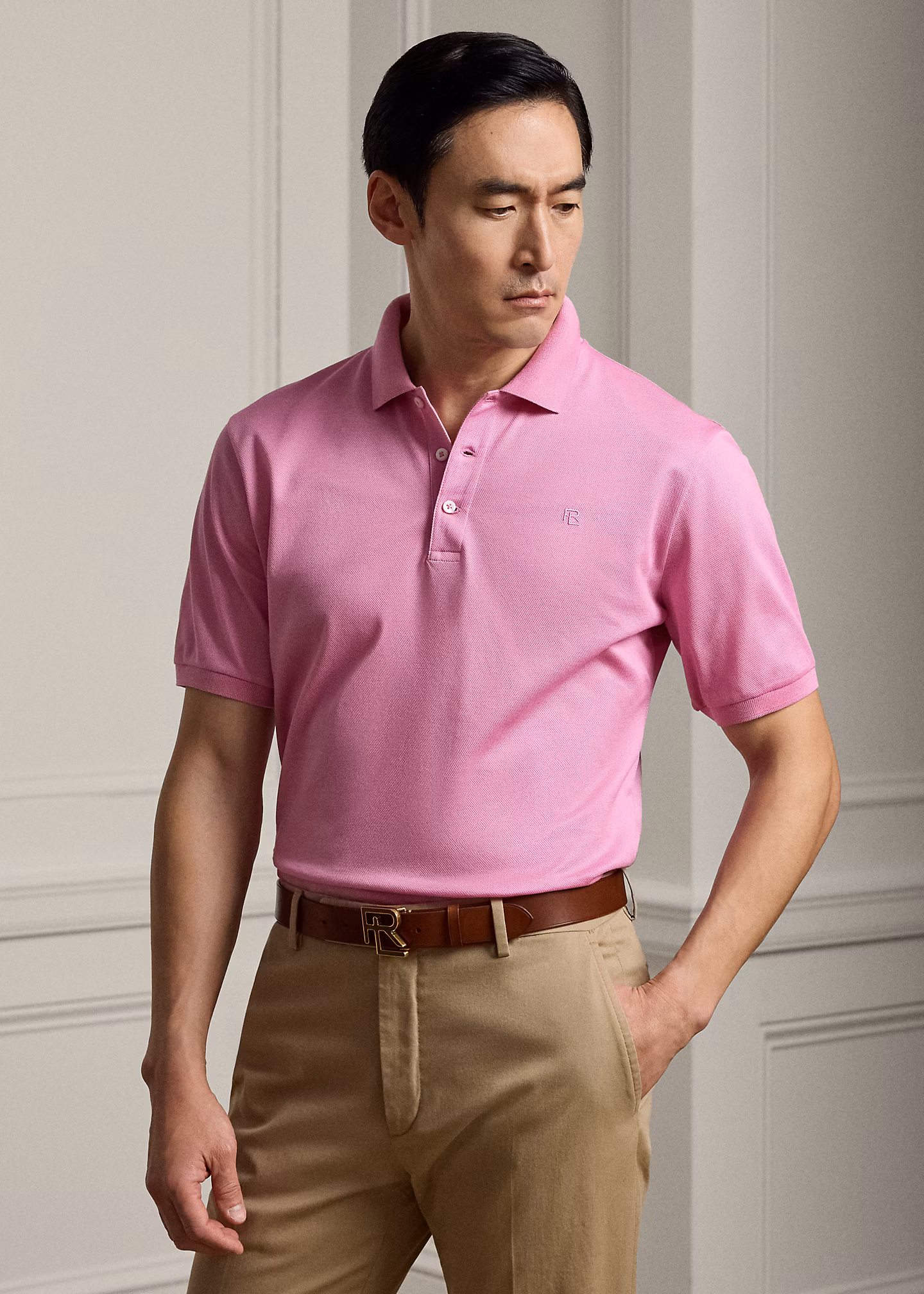 Custom-Slim-Fit Piqué-Poloshirt - RALPH LAUREN OUTLET