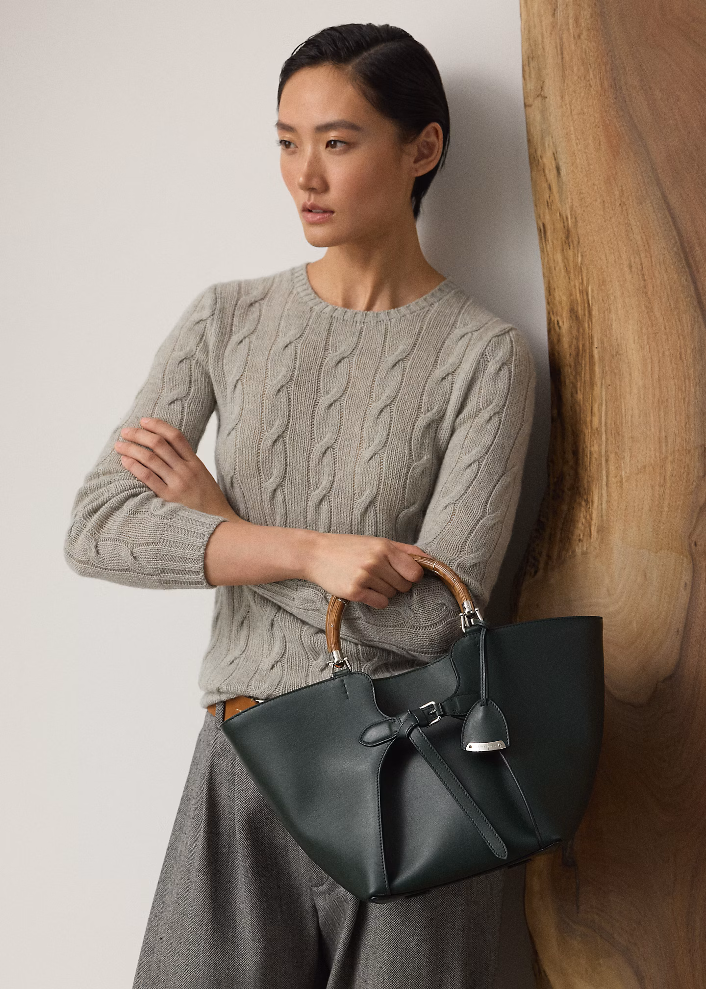 Die Tragetasche Ralph aus Kalbsleder - RALPH LAUREN OUTLET