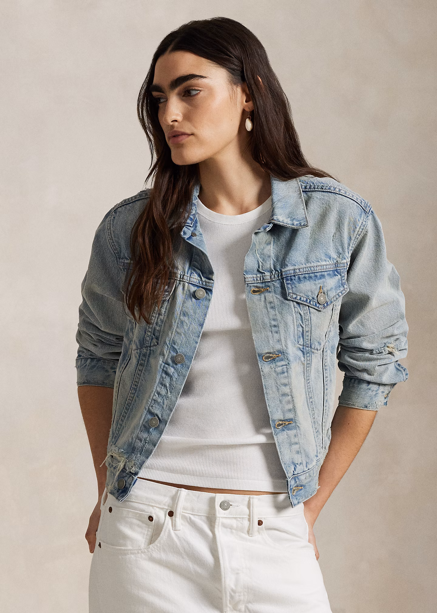 Truckerjacke aus Denim - RALPH LAUREN OUTLET