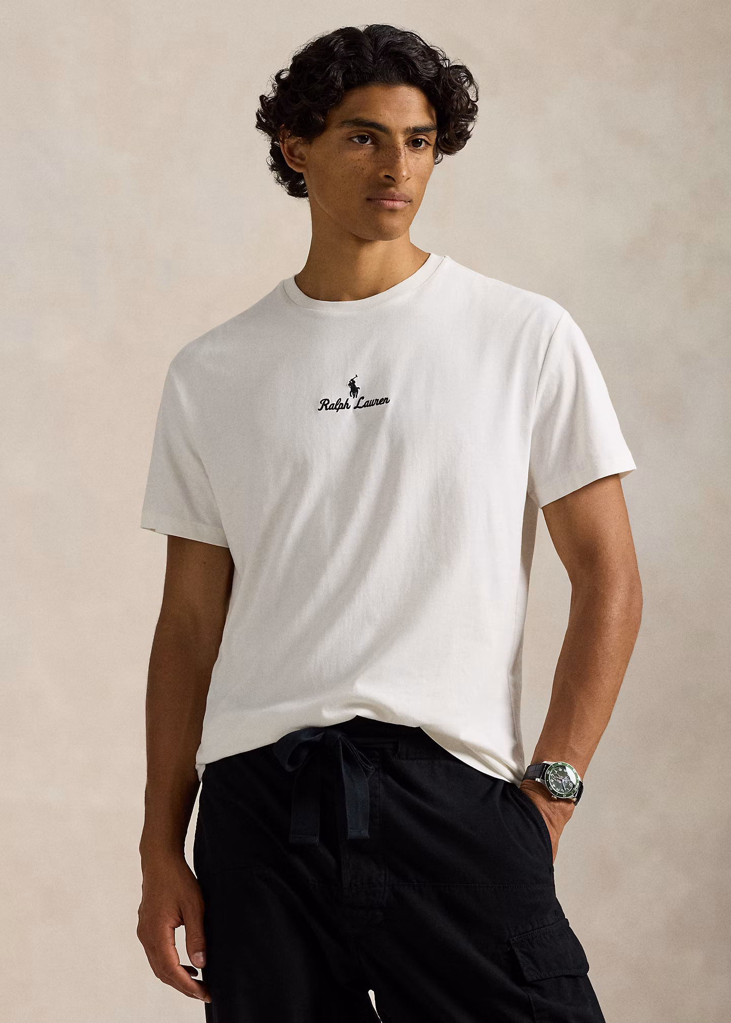 Classic-Fit Jersey-T-Shirt mit Logo - RALPH LAUREN OUTLET