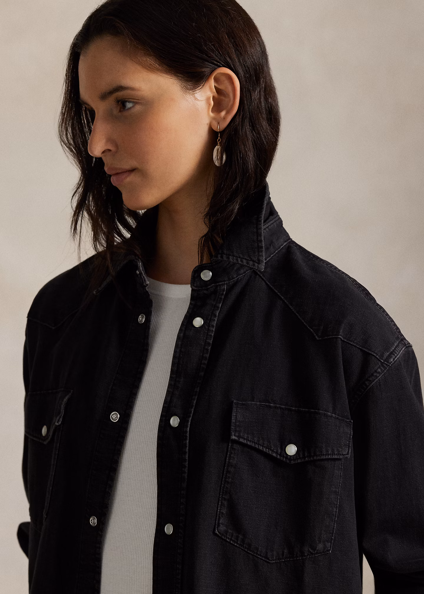 Big-Fit Westernhemd aus Denim - RALPH LAUREN OUTLET