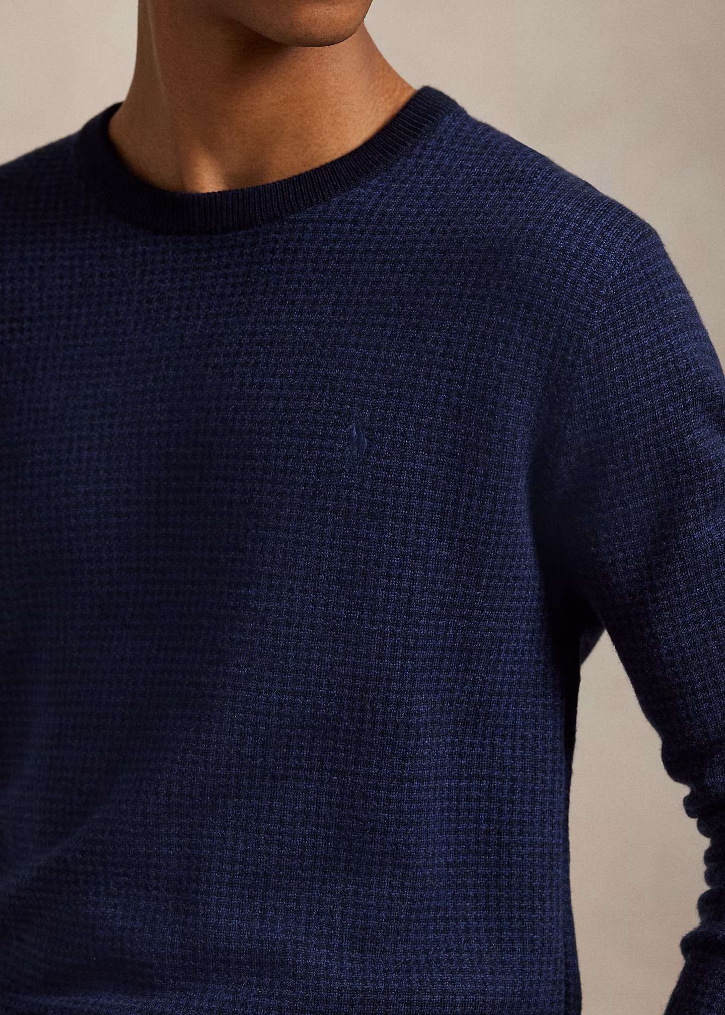 Waschbarer Hahnentritt-Wollpullover - RALPH LAUREN OUTLET