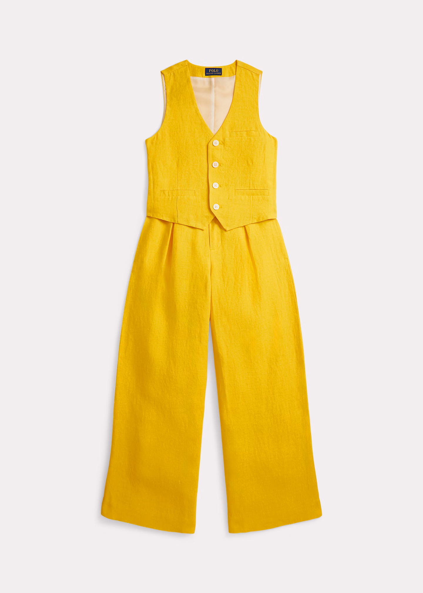 Leinenweste und weite Hose - RALPH LAUREN OUTLET