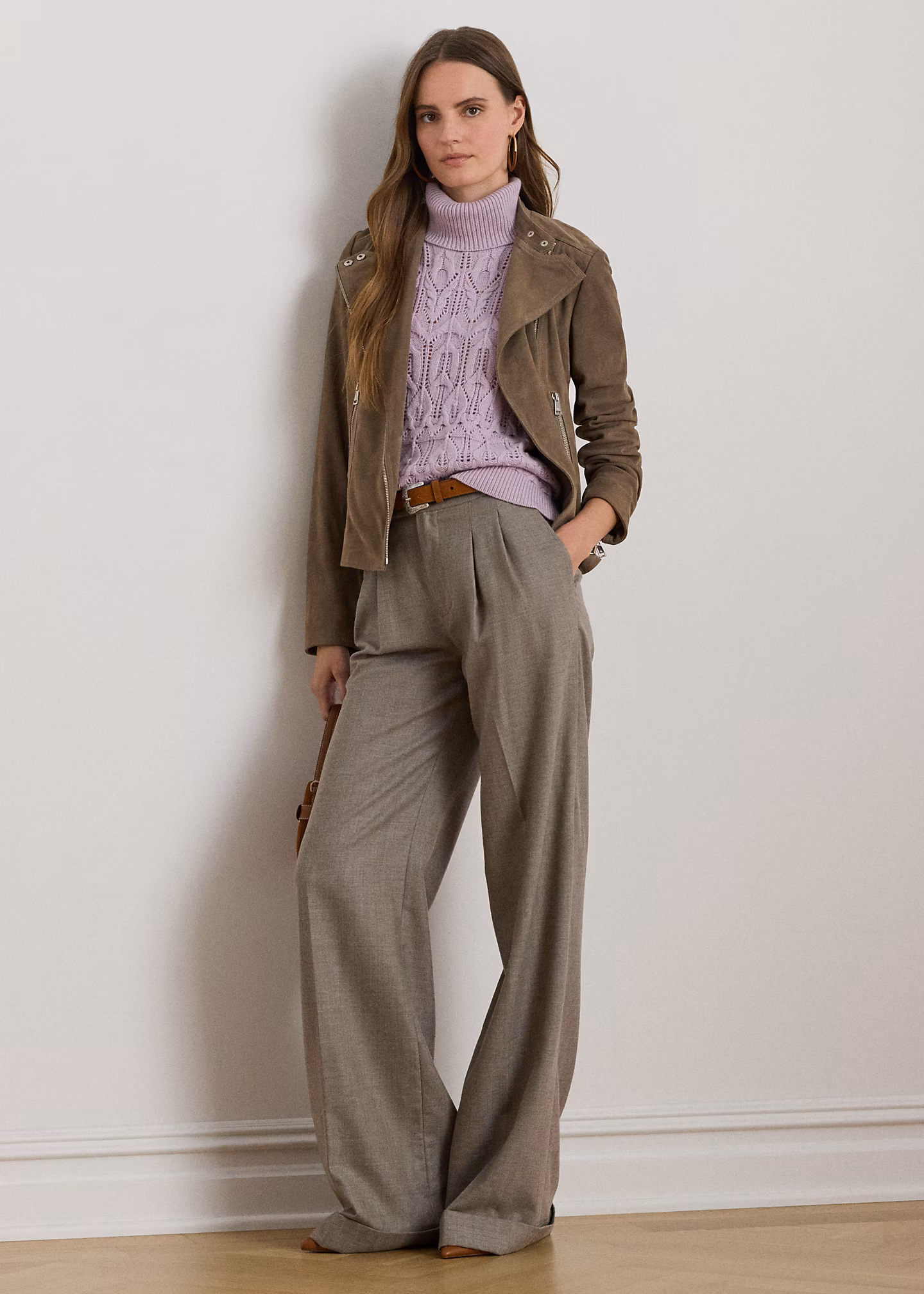 Bikerjacke aus Ziegenwildleder - RALPH LAUREN OUTLET