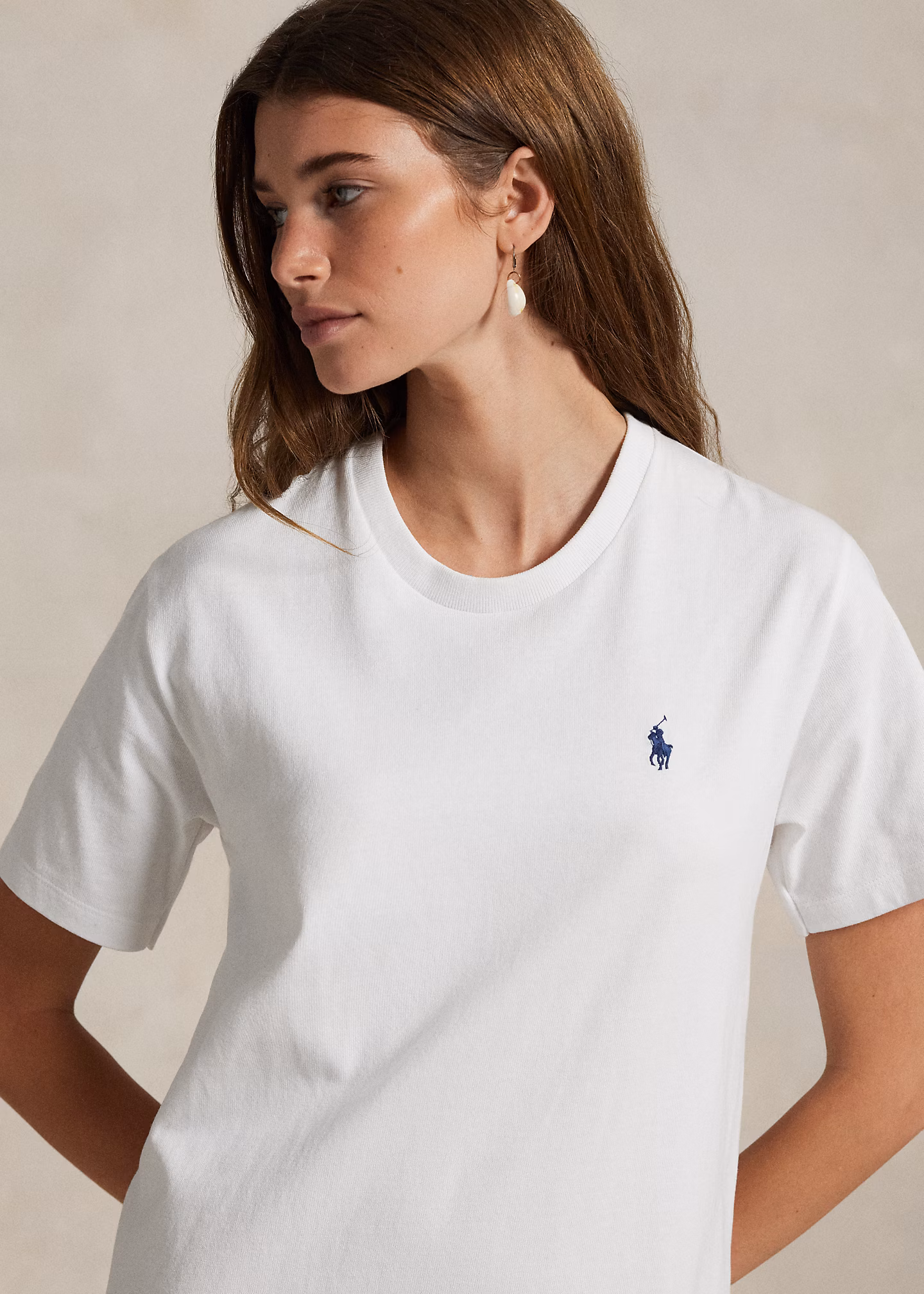 T-Shirt-Kleid aus Baumwolljersey - RALPH LAUREN OUTLET