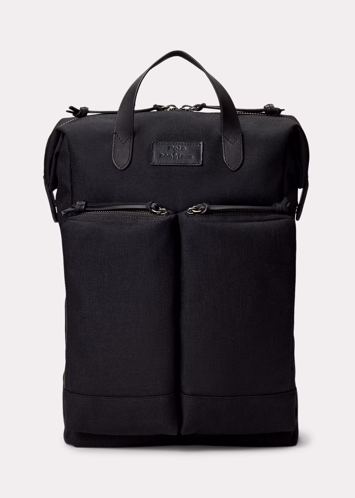 Wandelbarer Rucksack mit Lederbesatz - RALPH LAUREN OUTLET