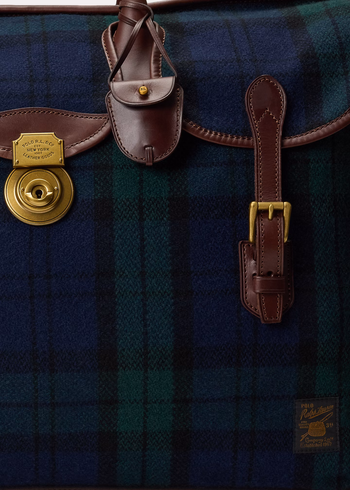 Weekender-Tasche aus Tweed und Leder - RALPH LAUREN OUTLET