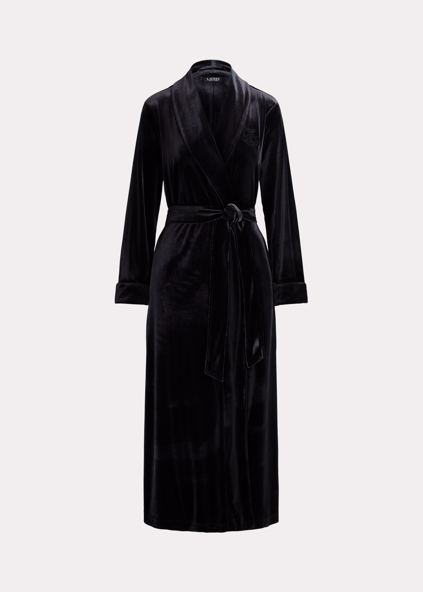 Langer Samt-Bademantel mit Schalkragen - RALPH LAUREN OUTLET