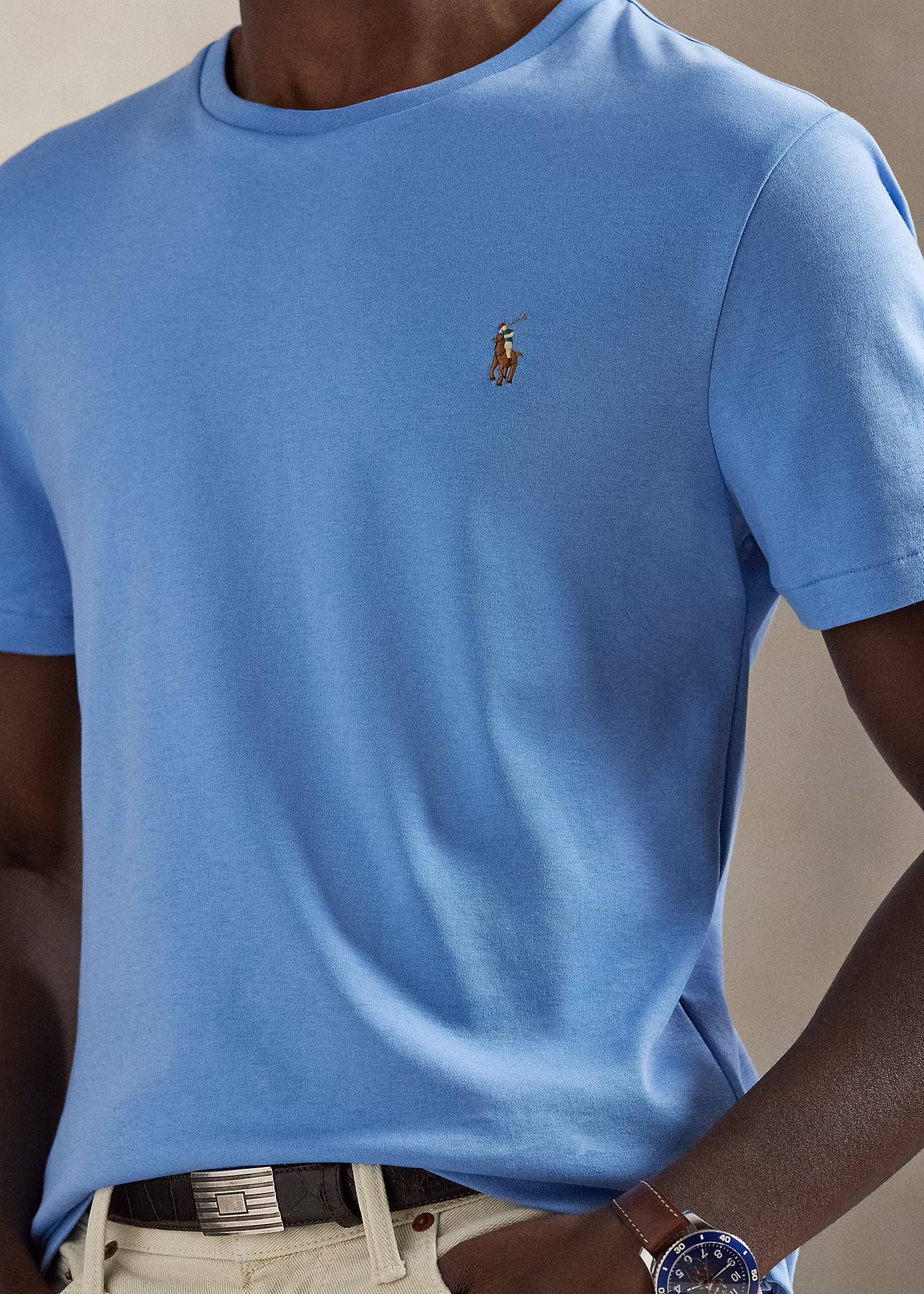 Weiches Custom-Slim-Fit T-Shirt - RALPH LAUREN OUTLET