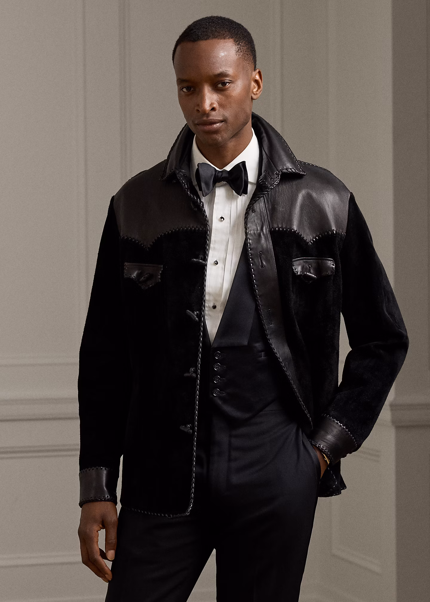 Westernhemdjacke aus Wildleder - RALPH LAUREN OUTLET