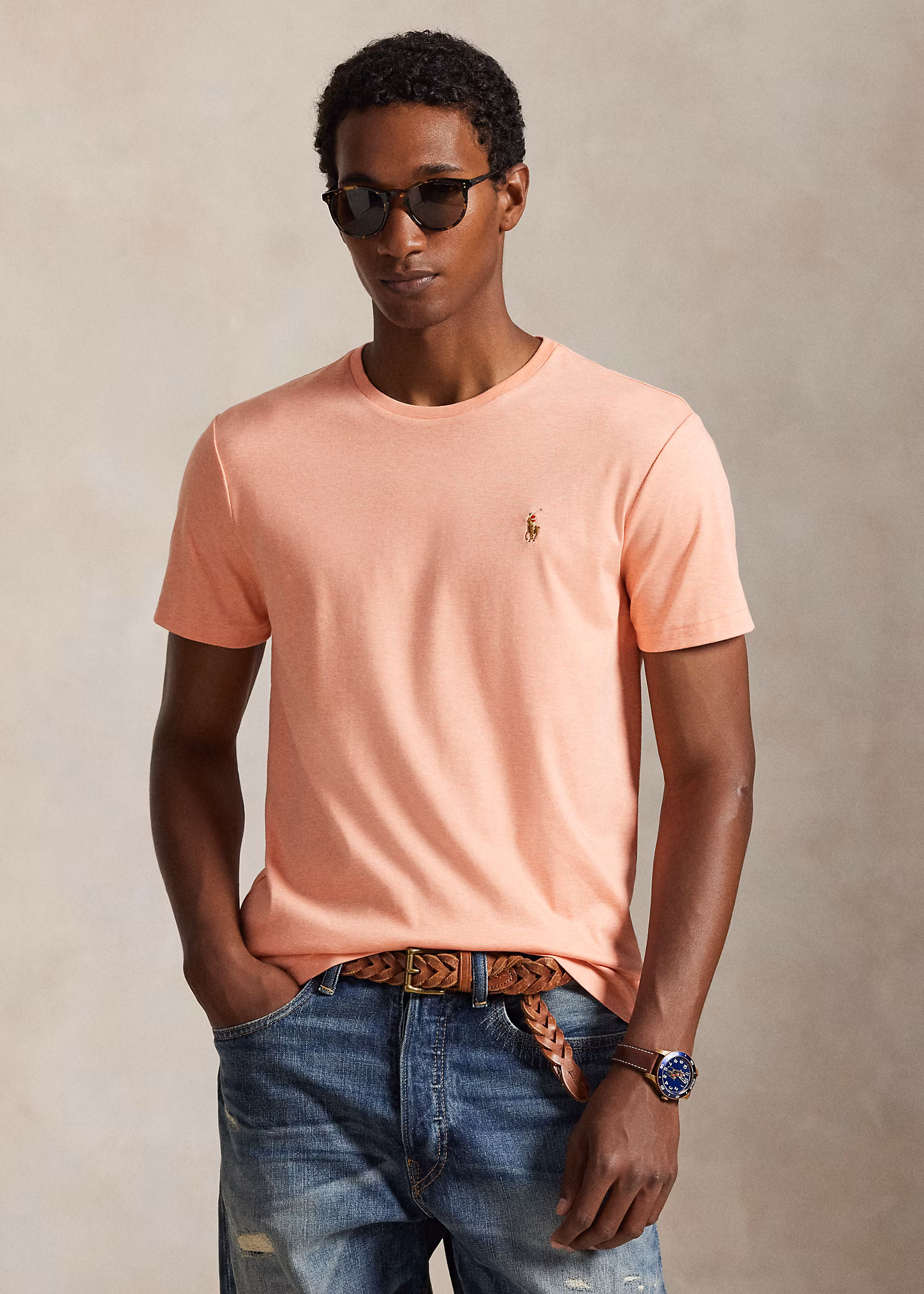 Weiches Custom-Slim-Fit T-Shirt - RALPH LAUREN OUTLET
