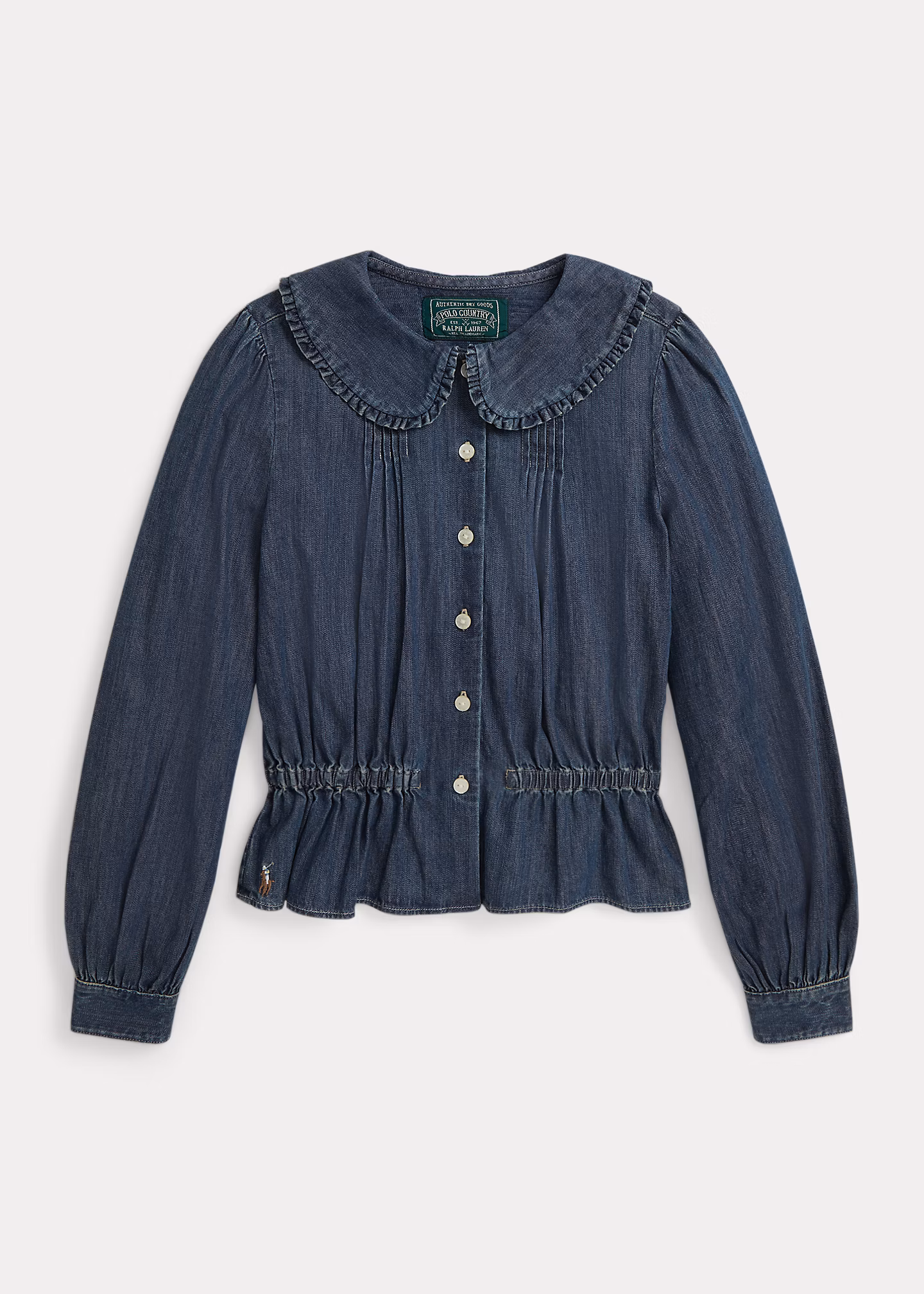 Langärmlige Bluse aus Denim - RALPH LAUREN OUTLET