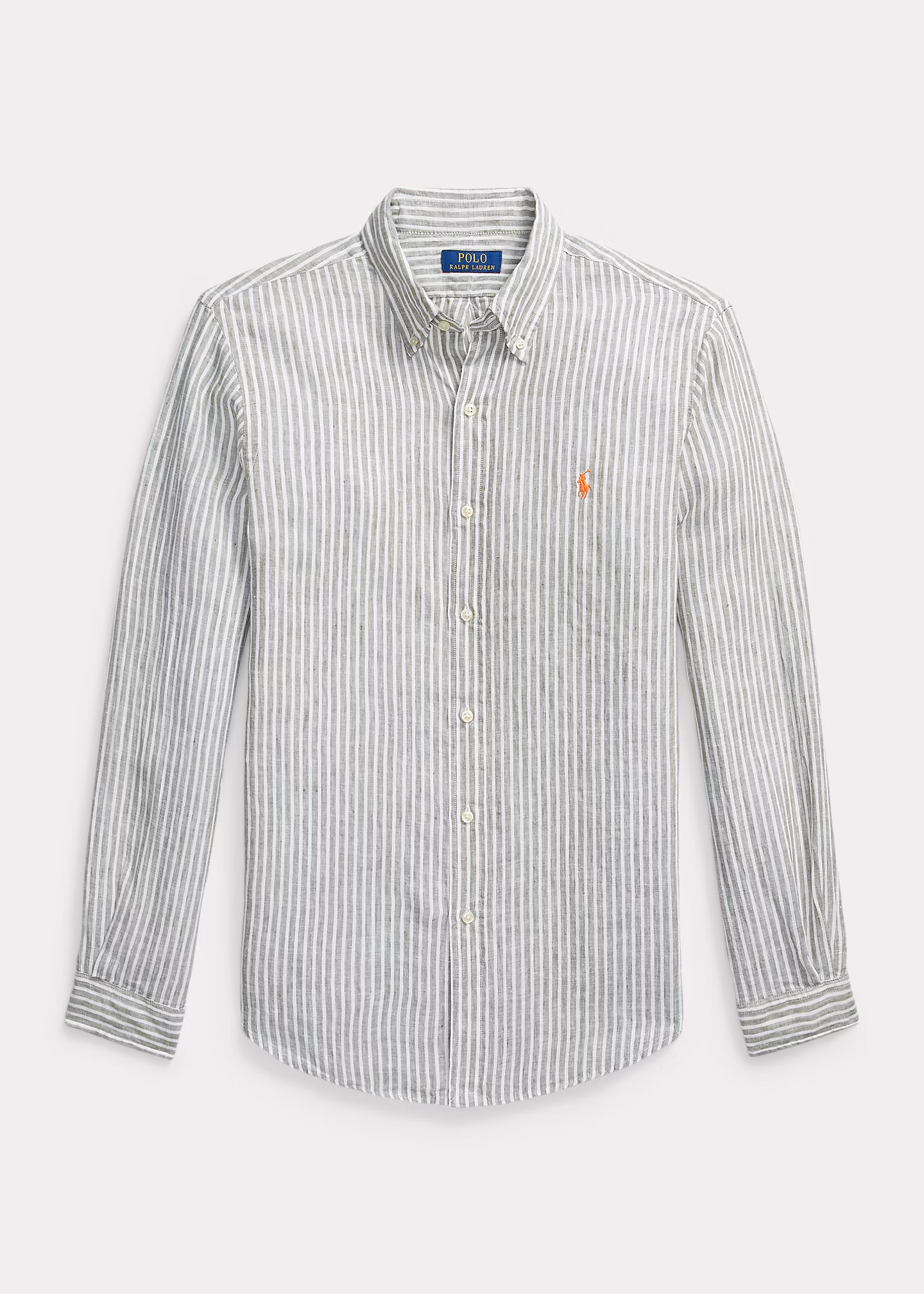 Gestreiftes Custom-Fit Leinenhemd - RALPH LAUREN OUTLET