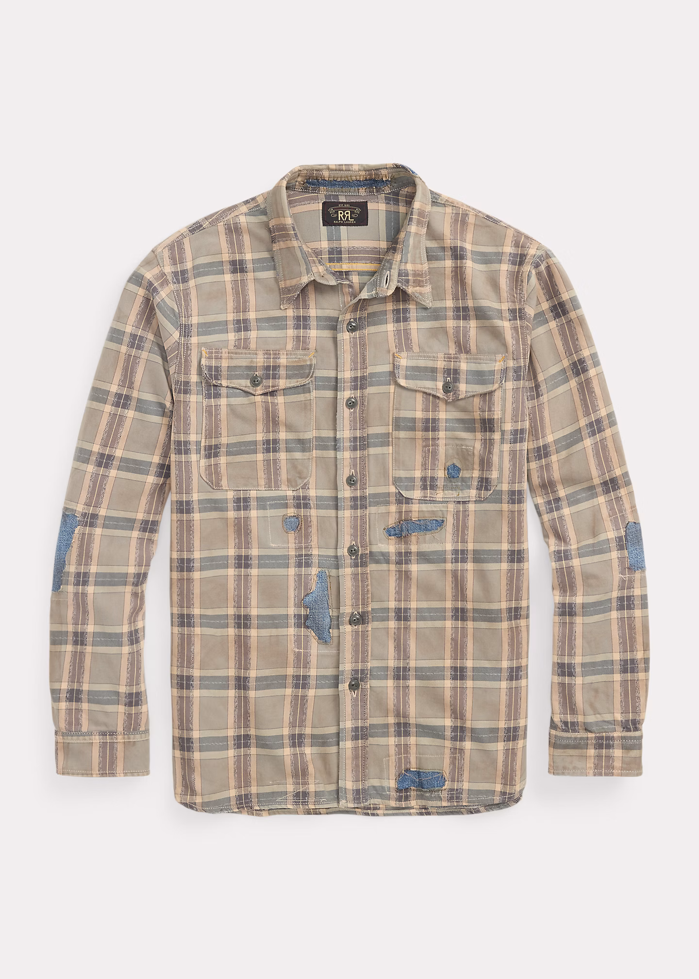 Kariertes Arbeitshemd in Used-Optik - RALPH LAUREN OUTLET