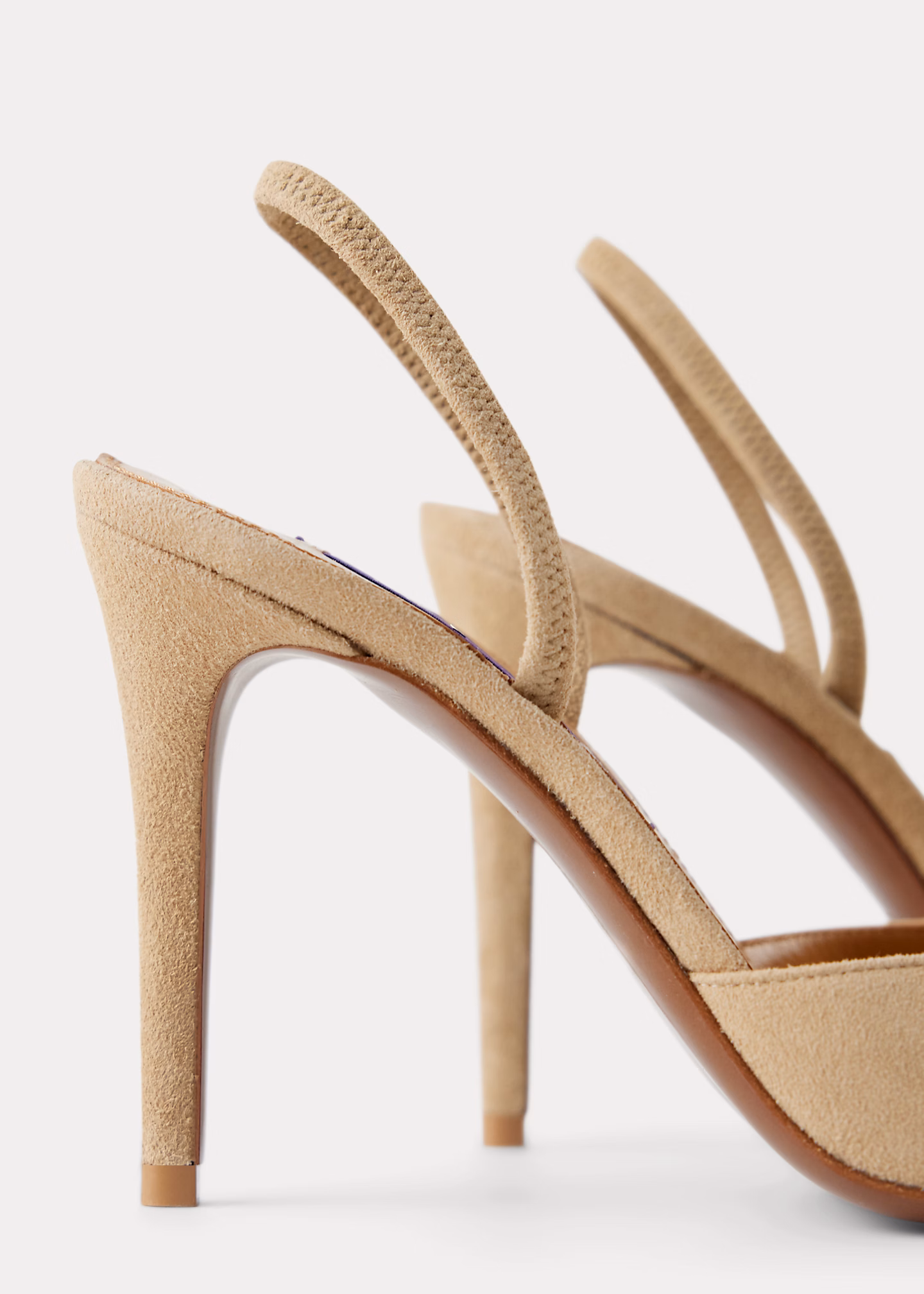 Ziegenwildleder-Pumps Marcy mit Riemchen - RALPH LAUREN OUTLET