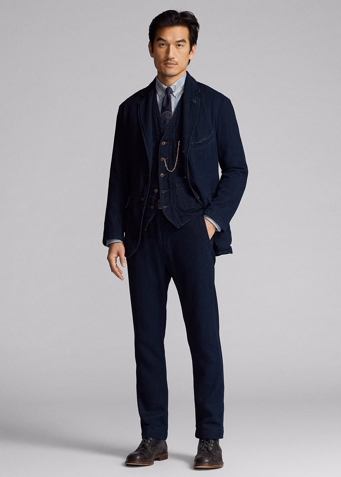 Unstrukturiertes Fischgrat-Sakko - RALPH LAUREN OUTLET