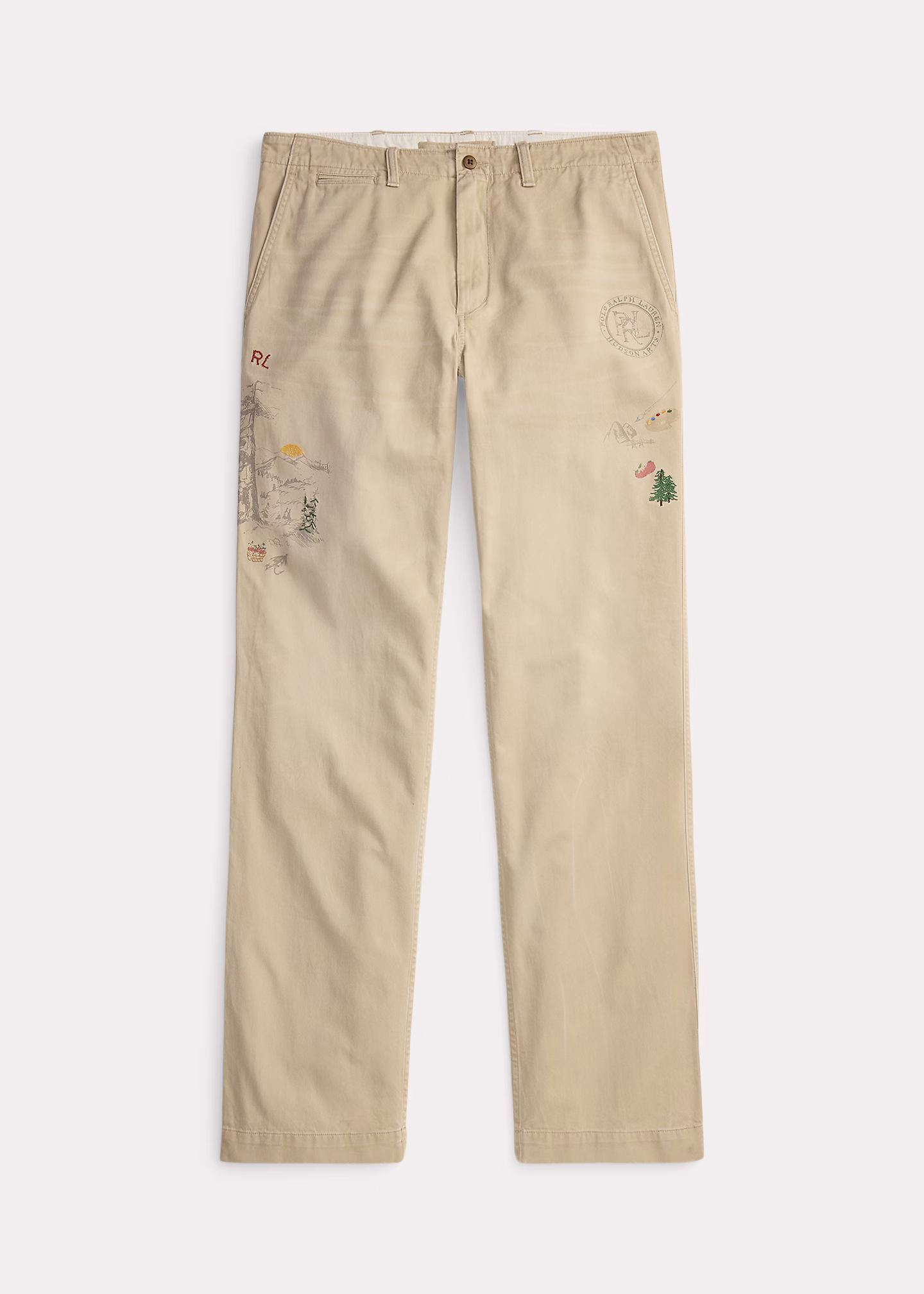 Straight-Fit Grafik-Hose Bedford - RALPH LAUREN OUTLET