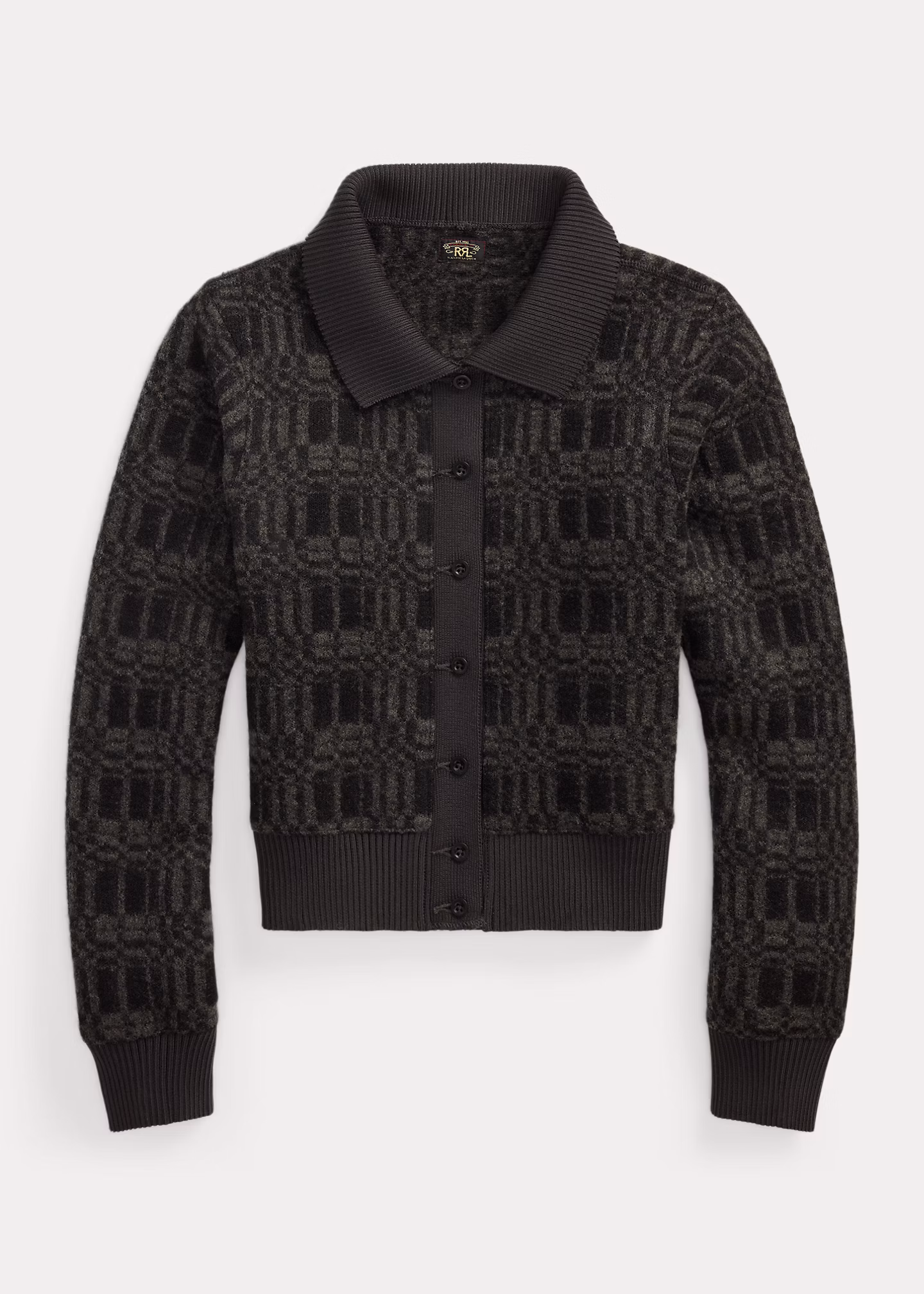 Jacquard-Strickjacke aus Wollmischung - RALPH LAUREN OUTLET