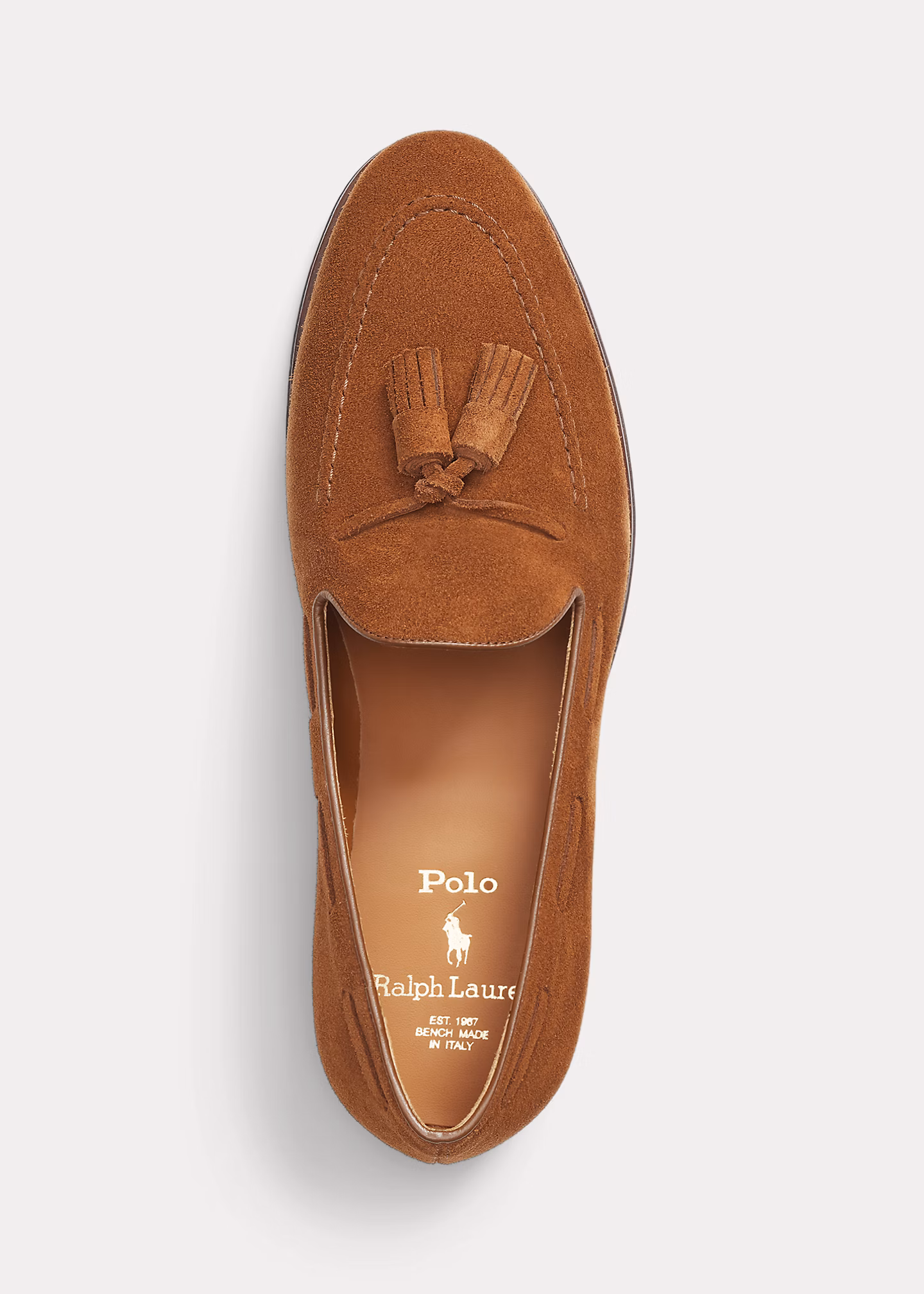Wildleder-Loafer Maestra mit Quasten - RALPH LAUREN OUTLET