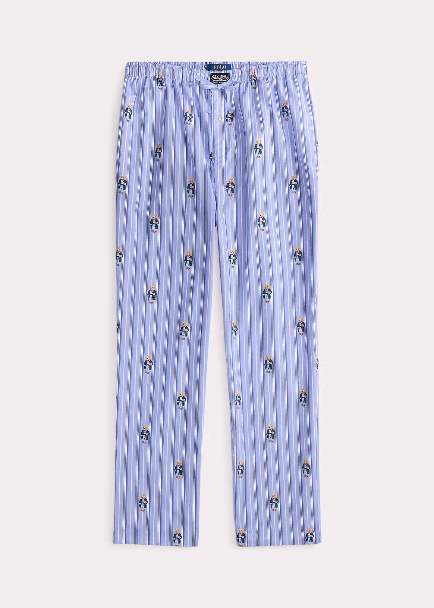 Baumwollpyjamahose mit Polo Bear - RALPH LAUREN OUTLET