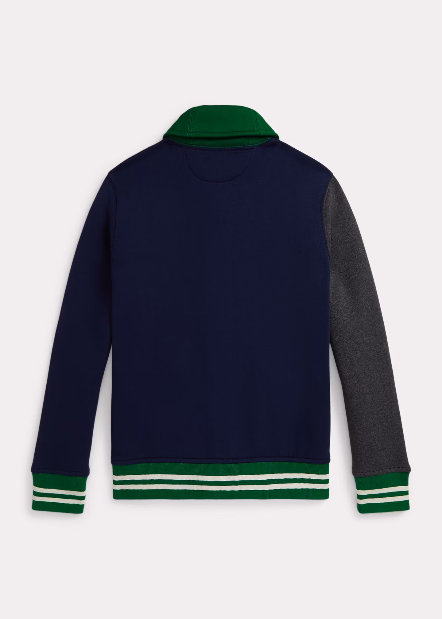 Color-Block-Cardigan aus Fleece mit Logo - RALPH LAUREN OUTLET