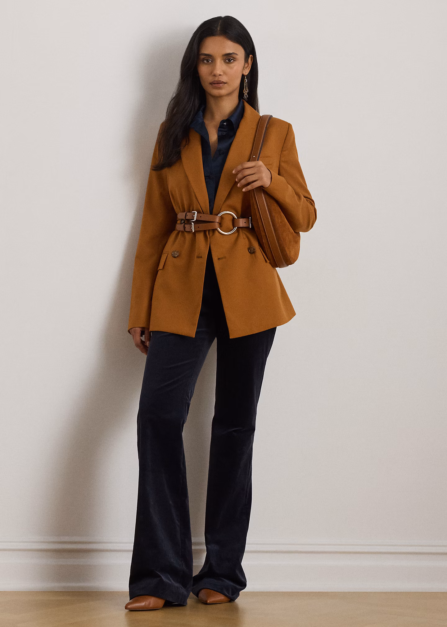 Zweireihiger Blazer aus Wolltwill - RALPH LAUREN OUTLET