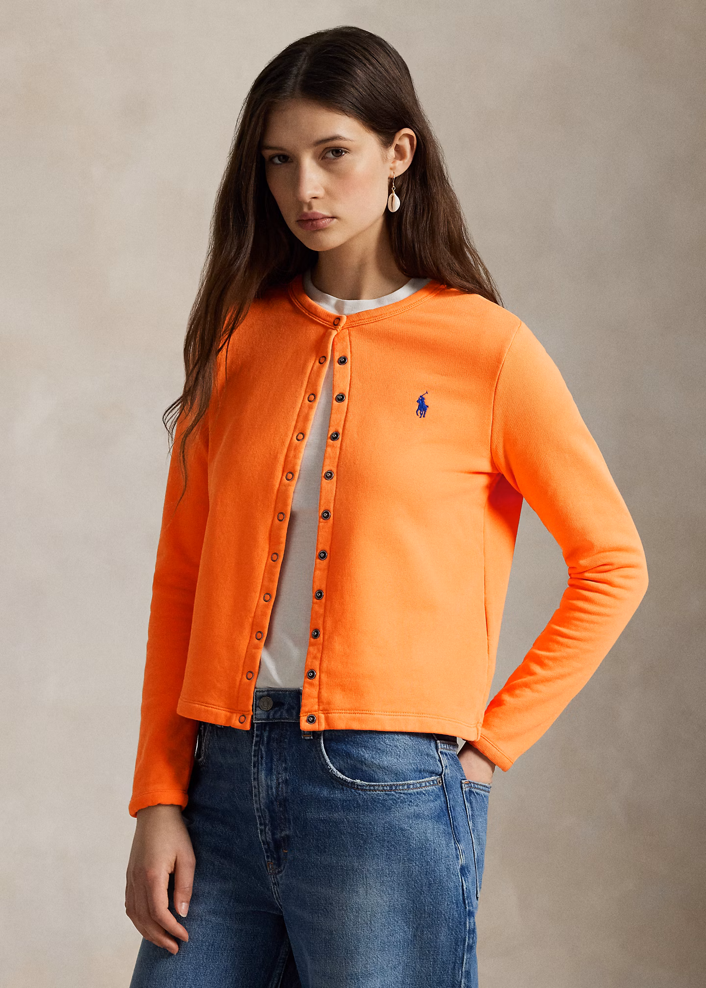 Strickjacke aus French-Terry - RALPH LAUREN OUTLET