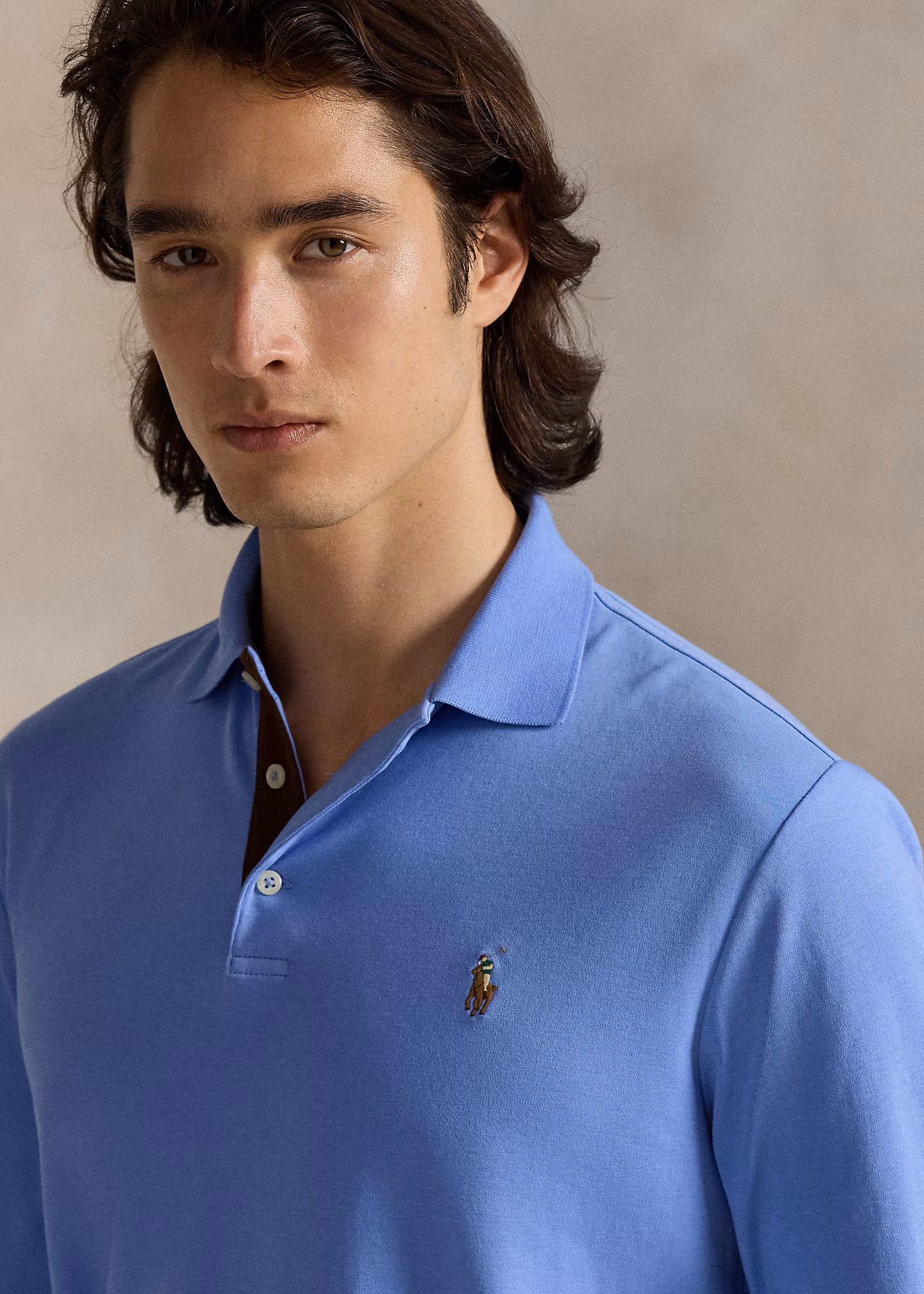 Custom-Slim-Fit Baumwoll-Poloshirt - RALPH LAUREN OUTLET