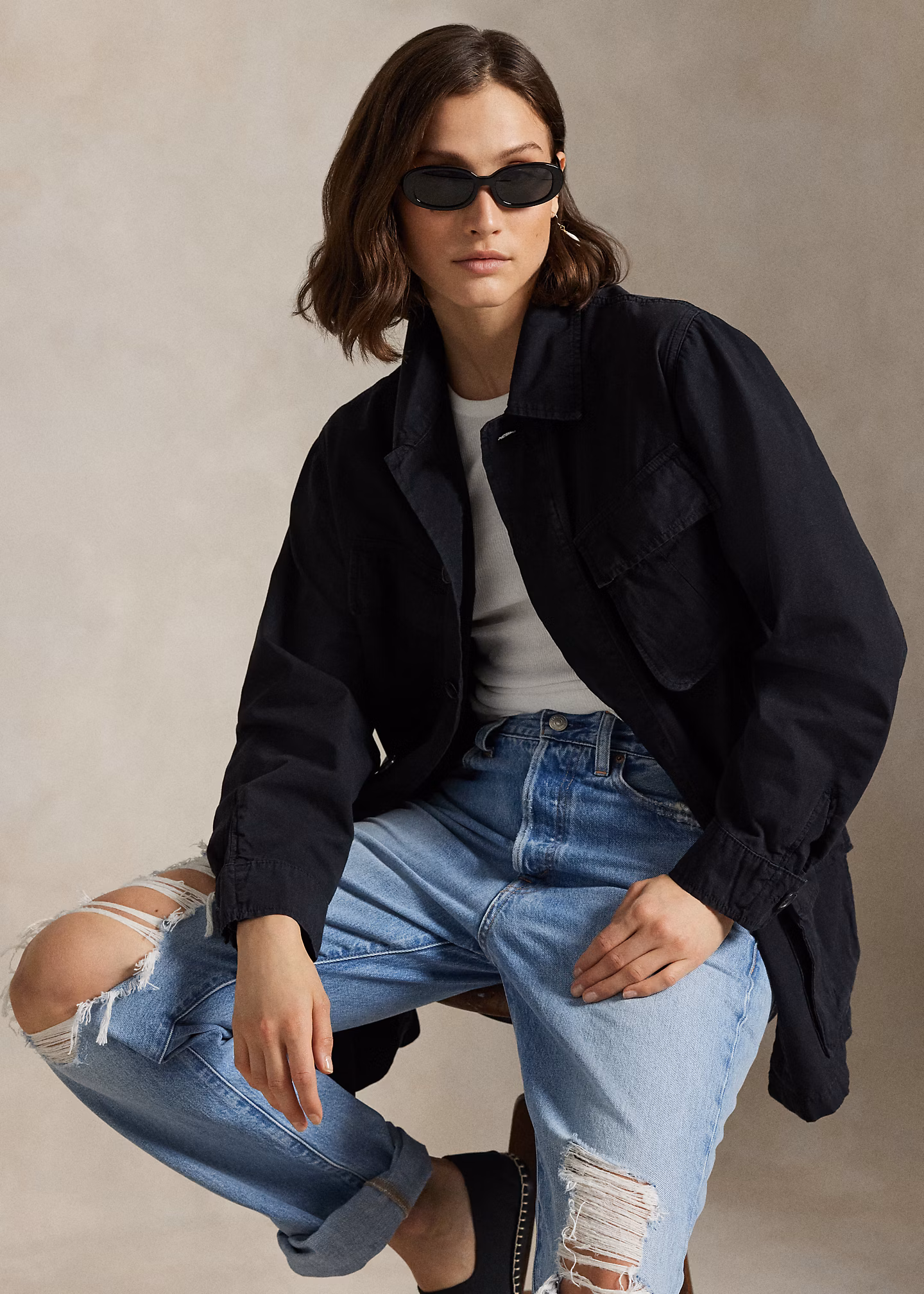 Baumwolljacke im Military-Look - RALPH LAUREN OUTLET