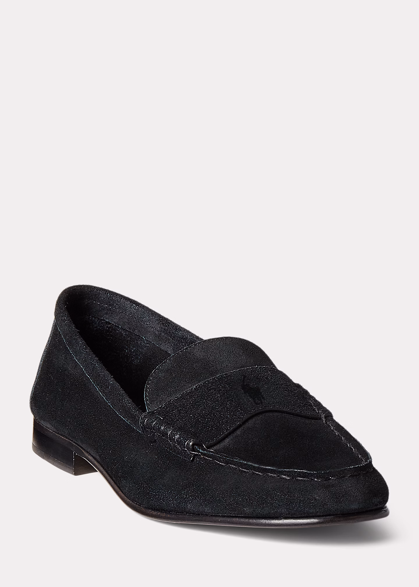 Wildleder-Pennyloafer mit geprägtem Pony - RALPH LAUREN OUTLET