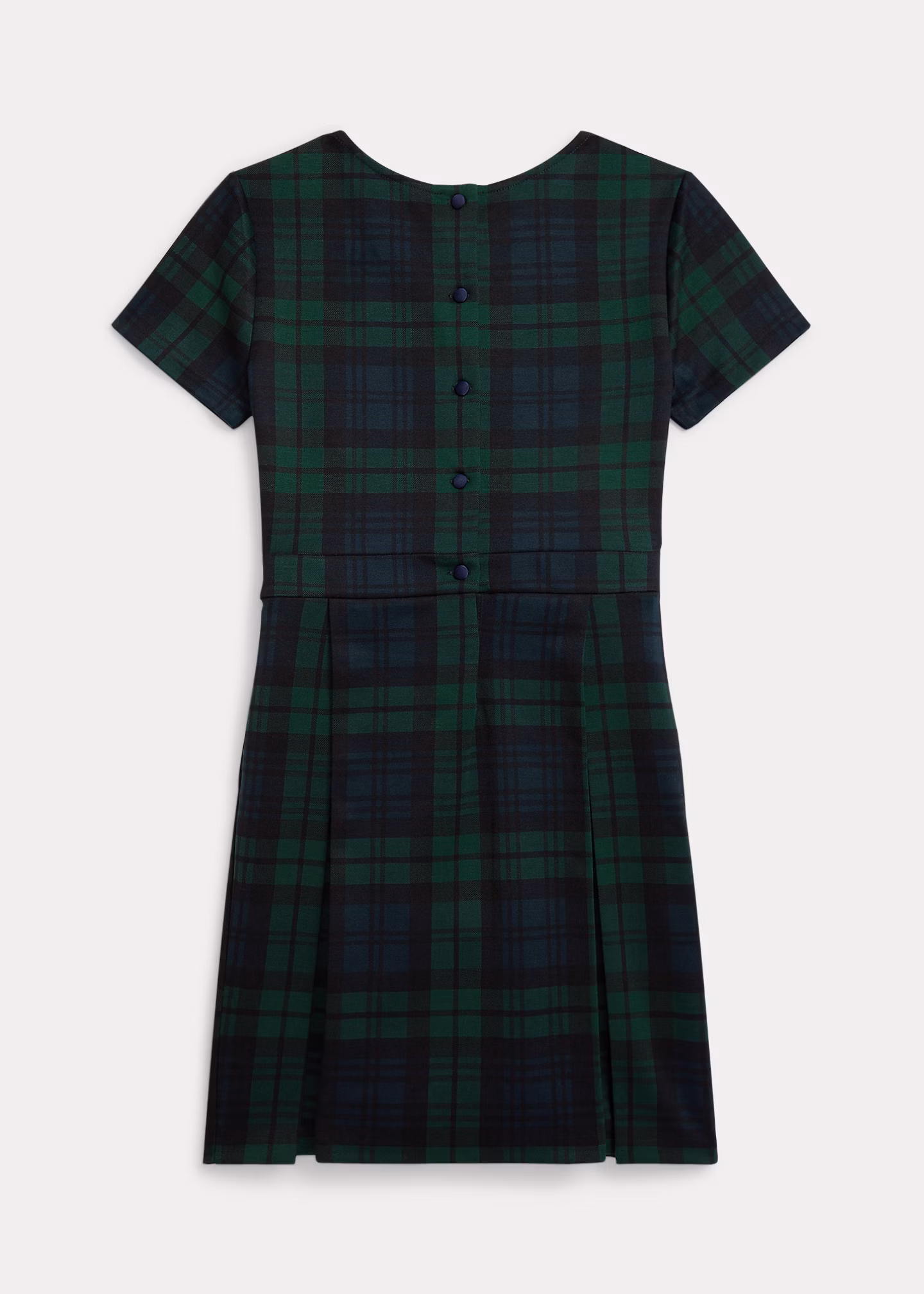 Kariertes Ponté-Kleid mit Falten - RALPH LAUREN OUTLET