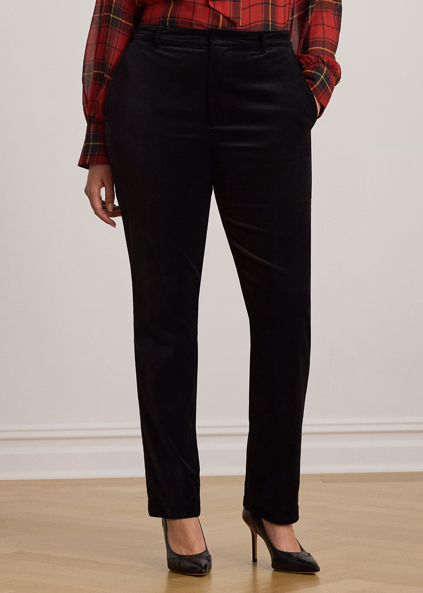 Stretchsamt-Hose in 3/4-Länge - RALPH LAUREN OUTLET