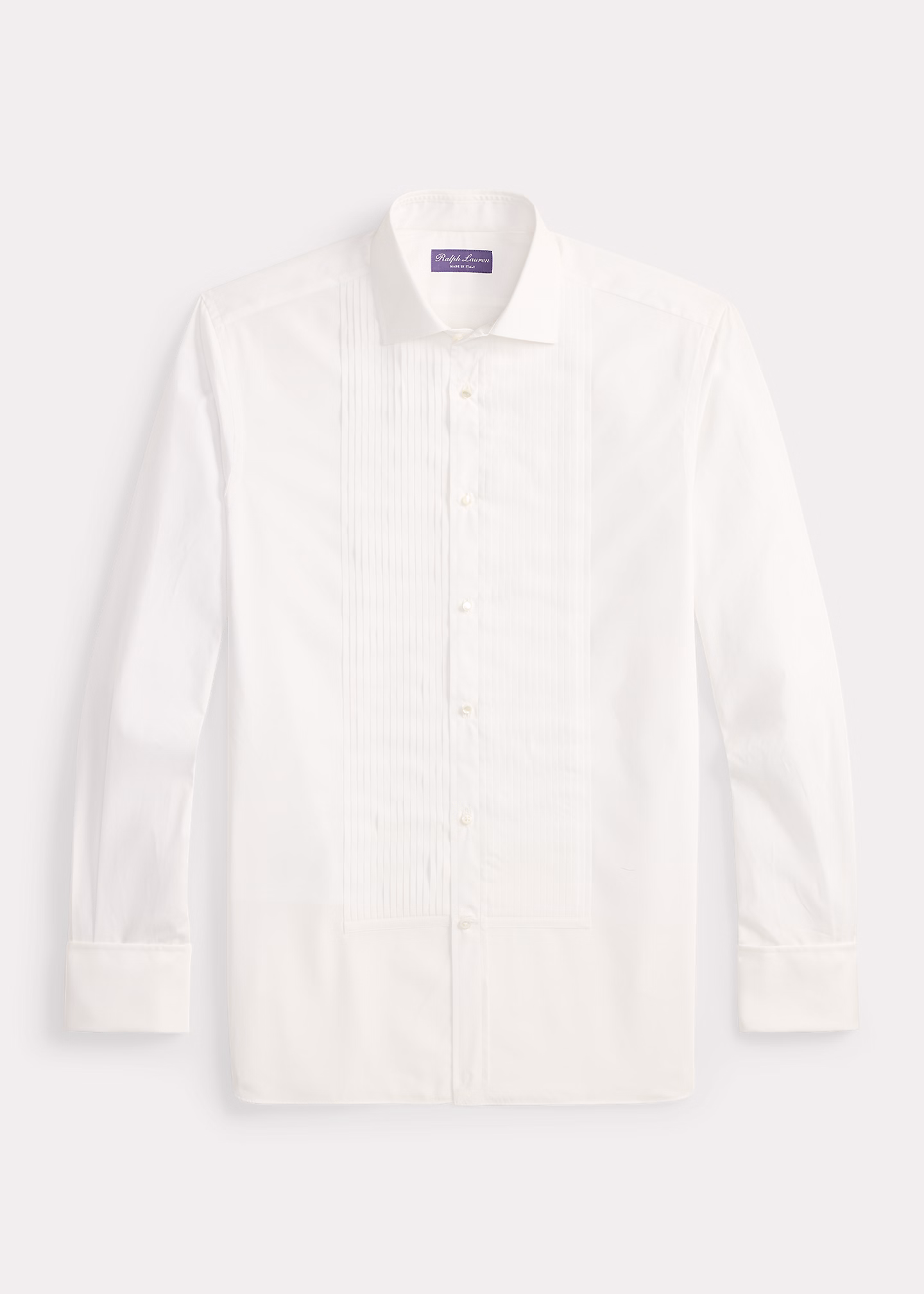 Smokinghemd mit plissiertem Latz - RALPH LAUREN OUTLET