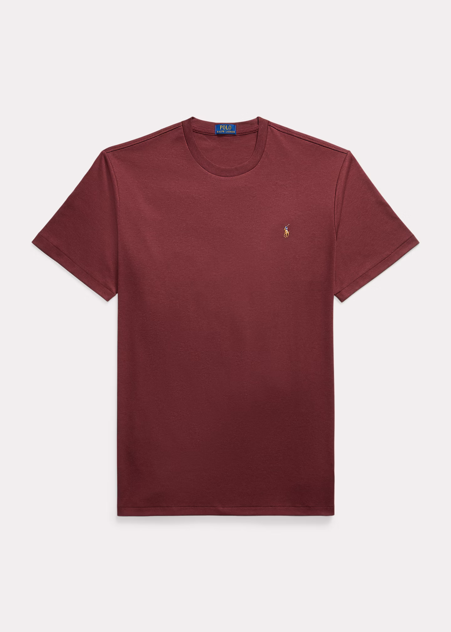 Rundhals-T-Shirt aus weicher Baumwolle - RALPH LAUREN OUTLET