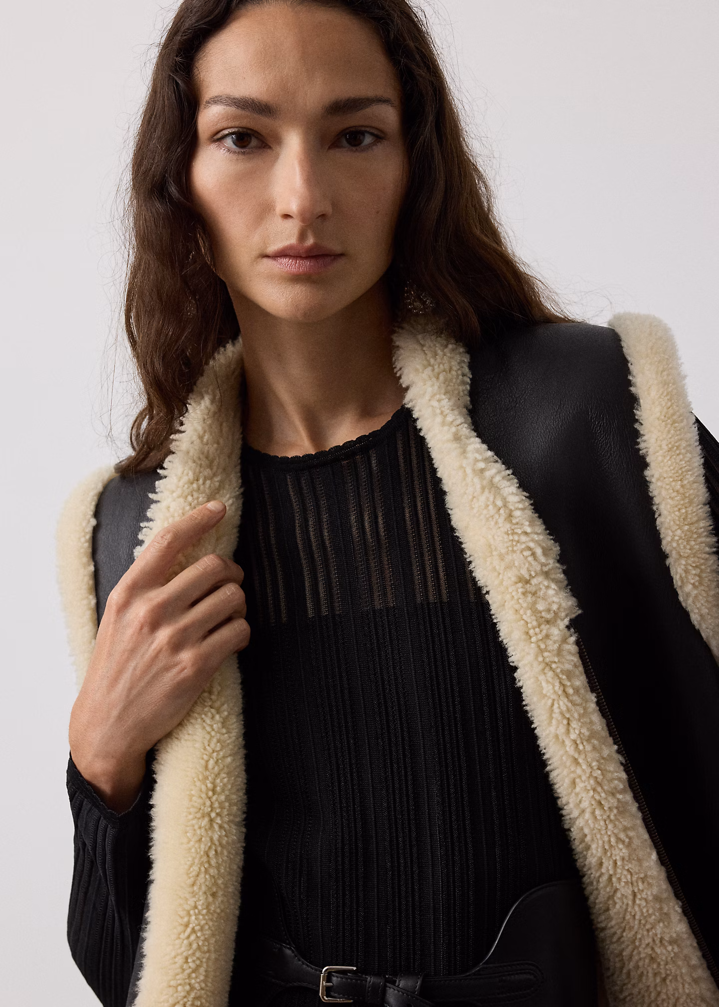 Weste Tamlin aus Lammfell - RALPH LAUREN OUTLET