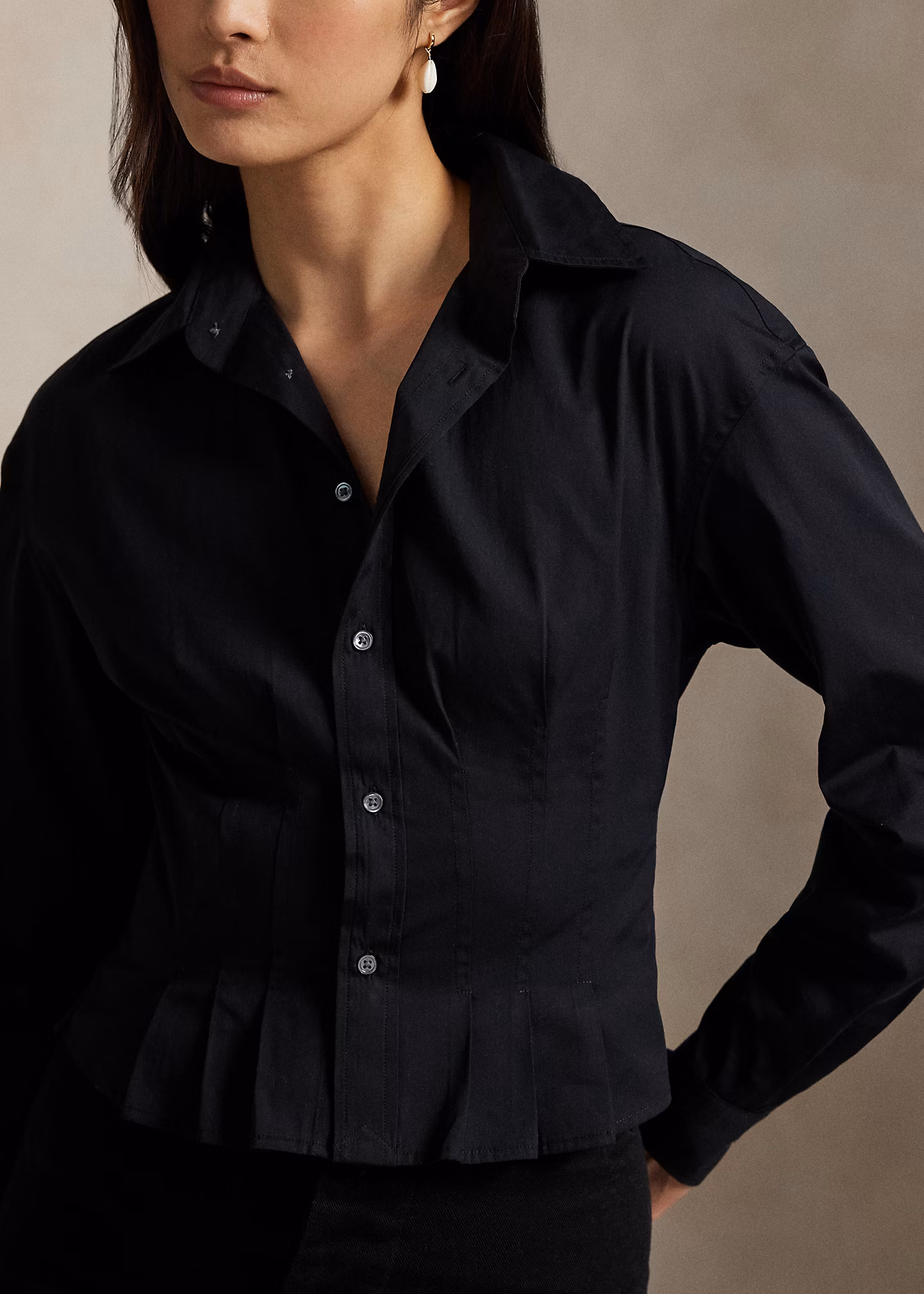 Baumwollhemd mit Steppnähten - RALPH LAUREN OUTLET