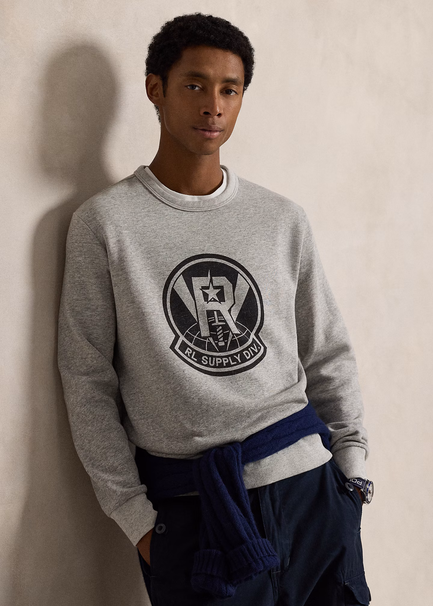 Fleece-Sweatshirt mit Grafik - RALPH LAUREN OUTLET