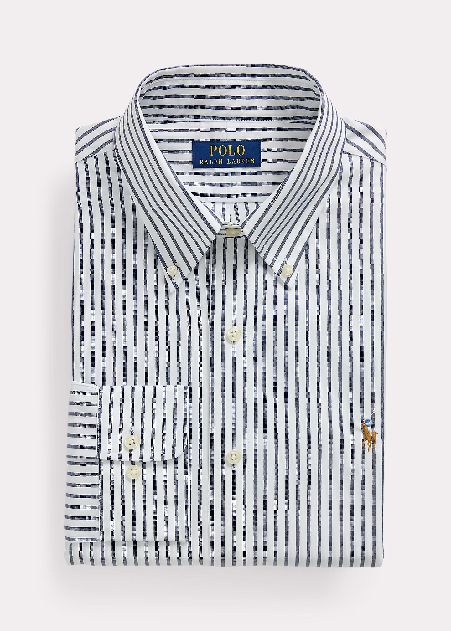 Gestreiftes Custom-Fit Oxfordhemd - RALPH LAUREN OUTLET