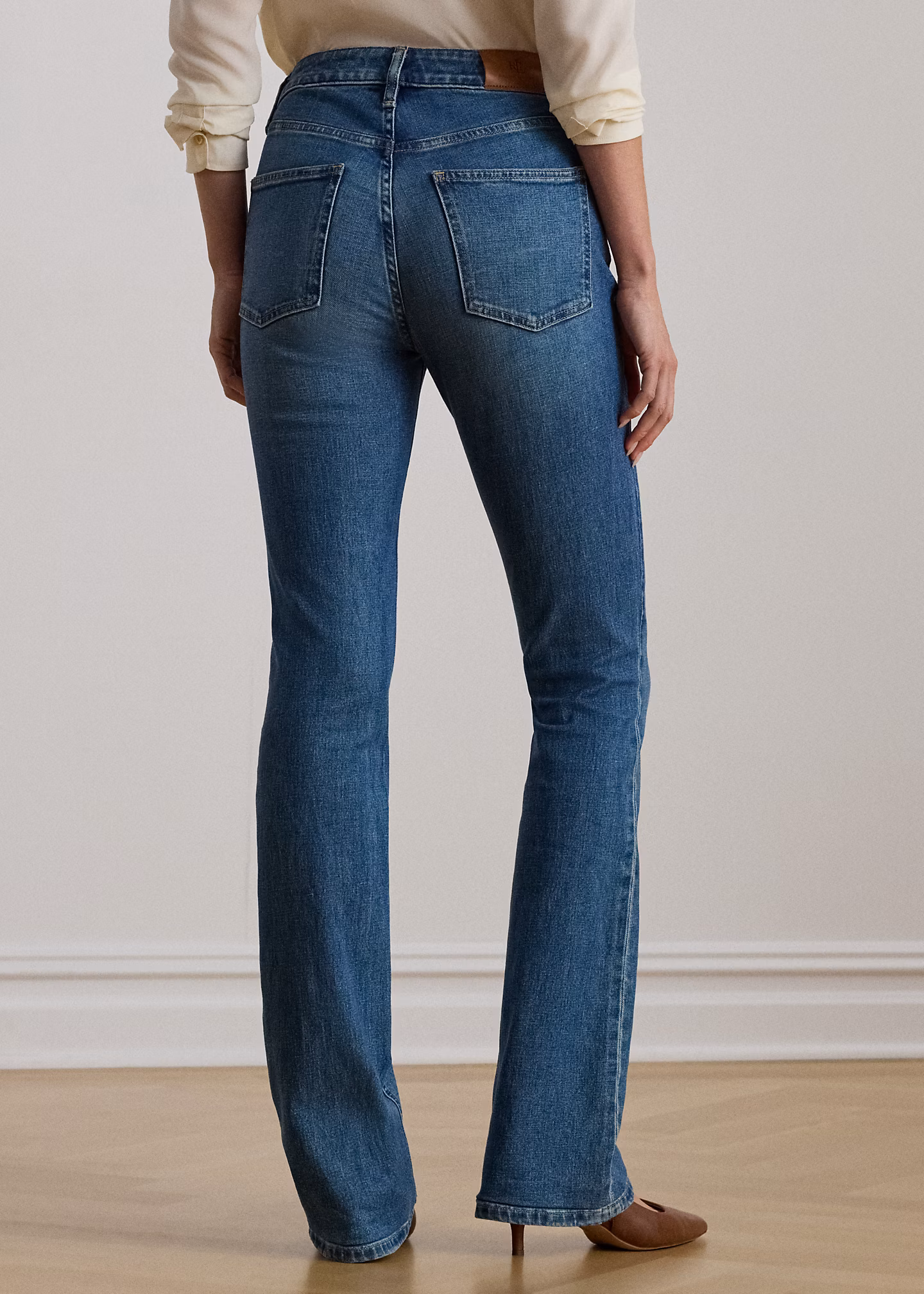 Bootcut-Jeans mit hoher Leibhöhe - RALPH LAUREN OUTLET