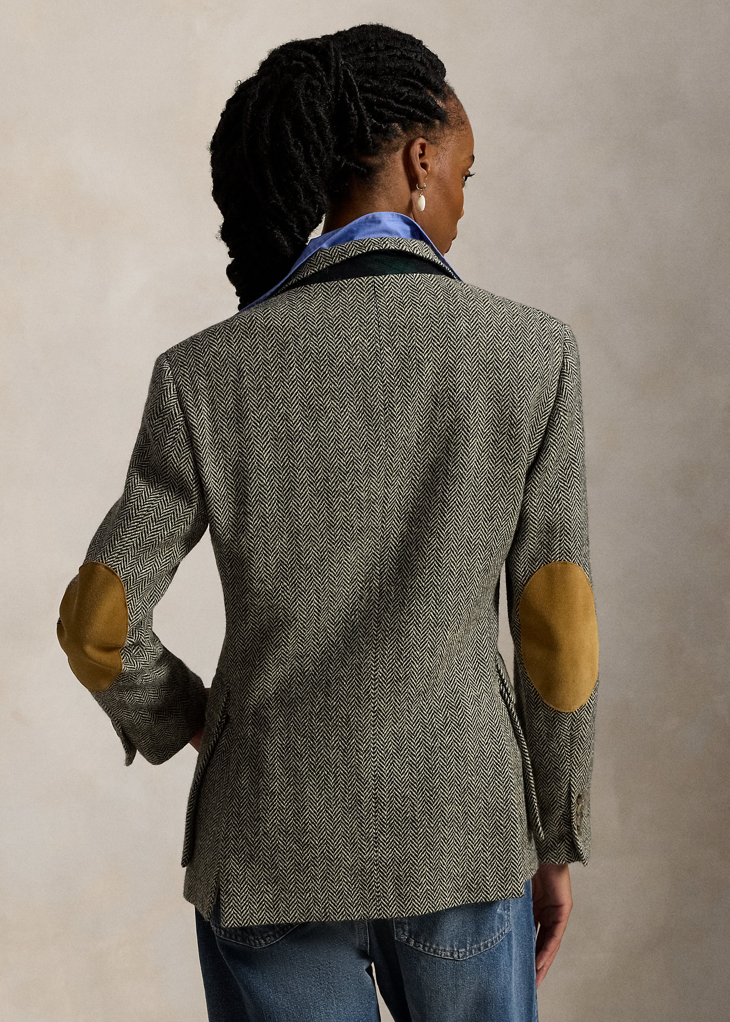 Die Jacke RL67 mit Fischgratmuster - RALPH LAUREN OUTLET