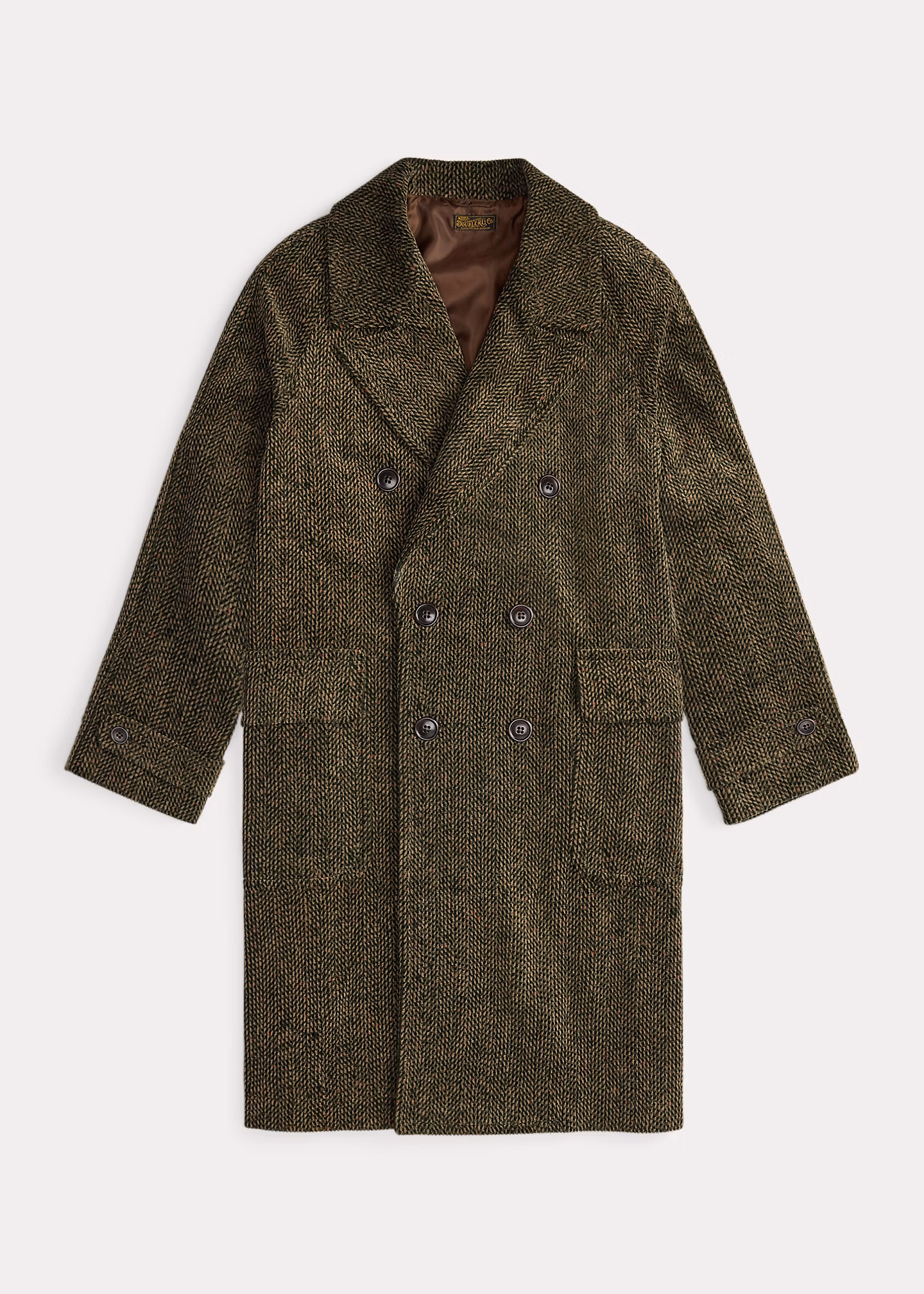 Mantel aus Kordsamt mit Fischgratmuster - RALPH LAUREN OUTLET