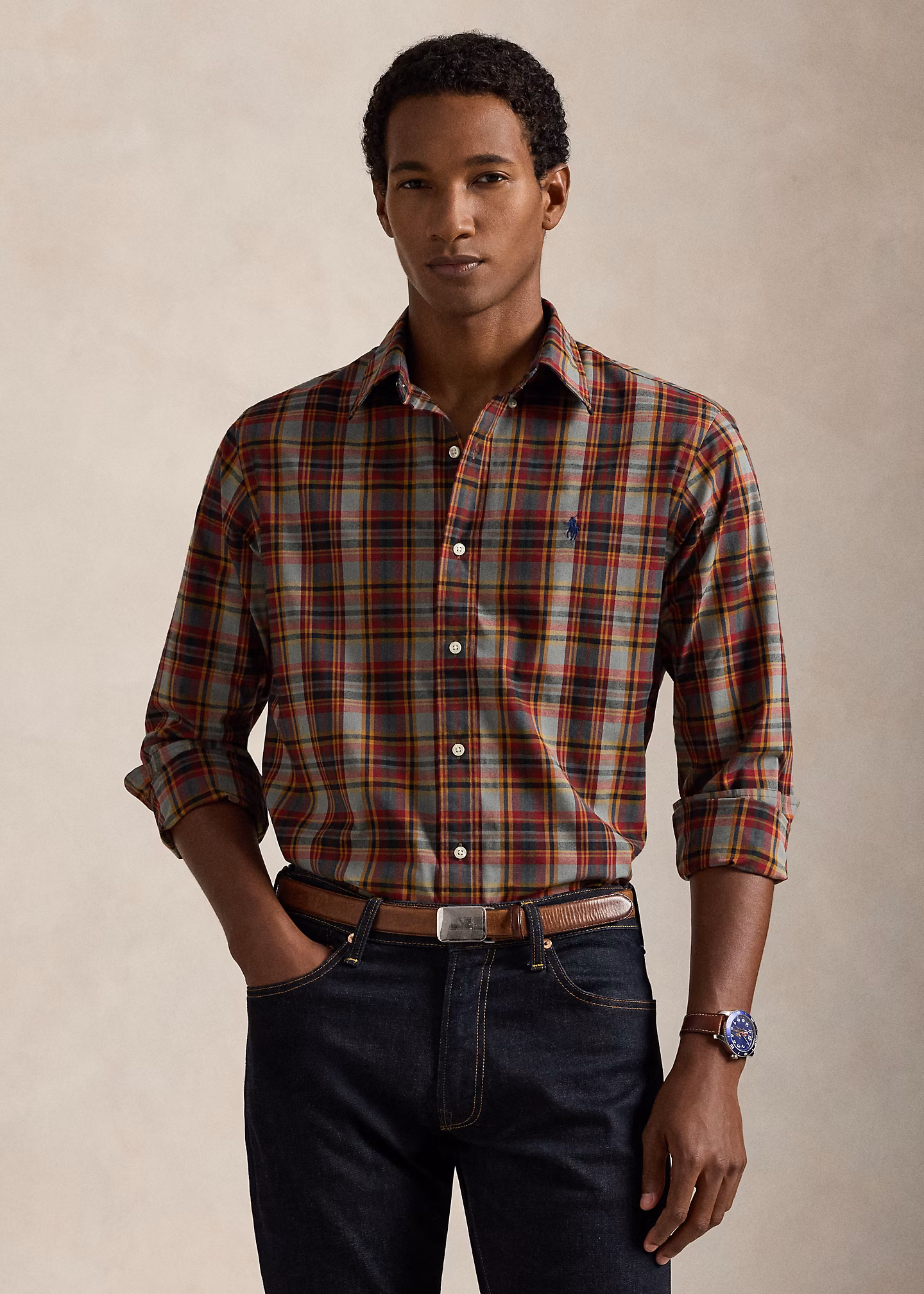 Kariertes Classic-Fit Funktionshemd - RALPH LAUREN OUTLET