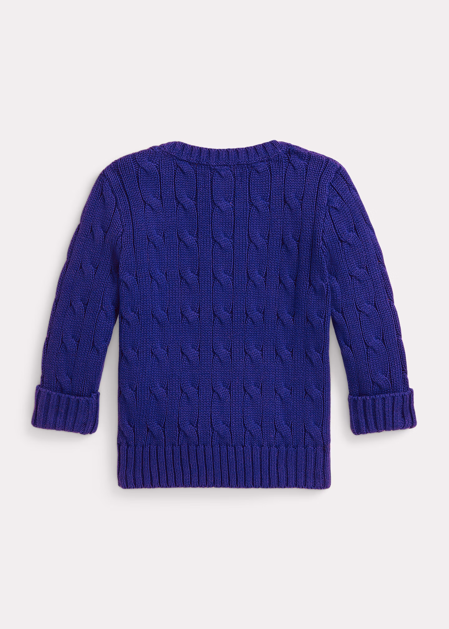 Baumwollpullover mit Zopfmuster - RALPH LAUREN OUTLET