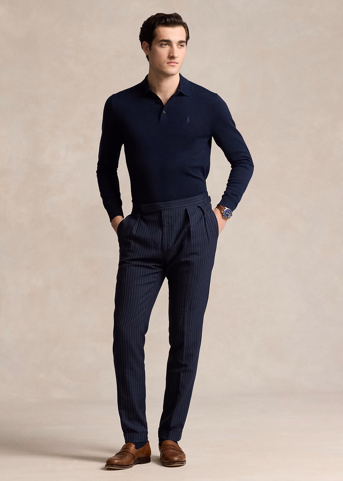 Wollpullover mit Polo-Kragen - RALPH LAUREN OUTLET