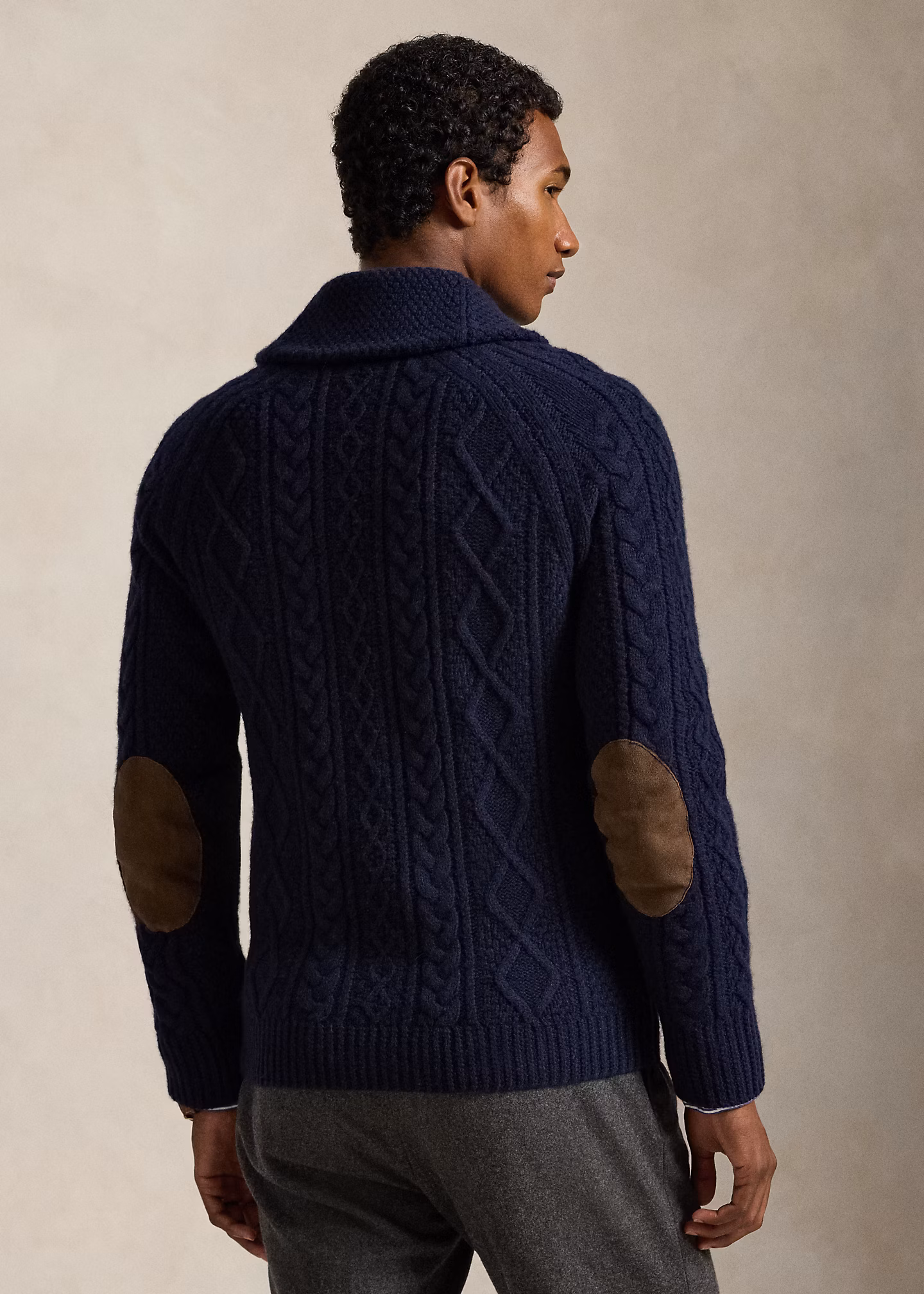 Woll-Alpaka-Strickjacke mit Aufnähern - RALPH LAUREN OUTLET